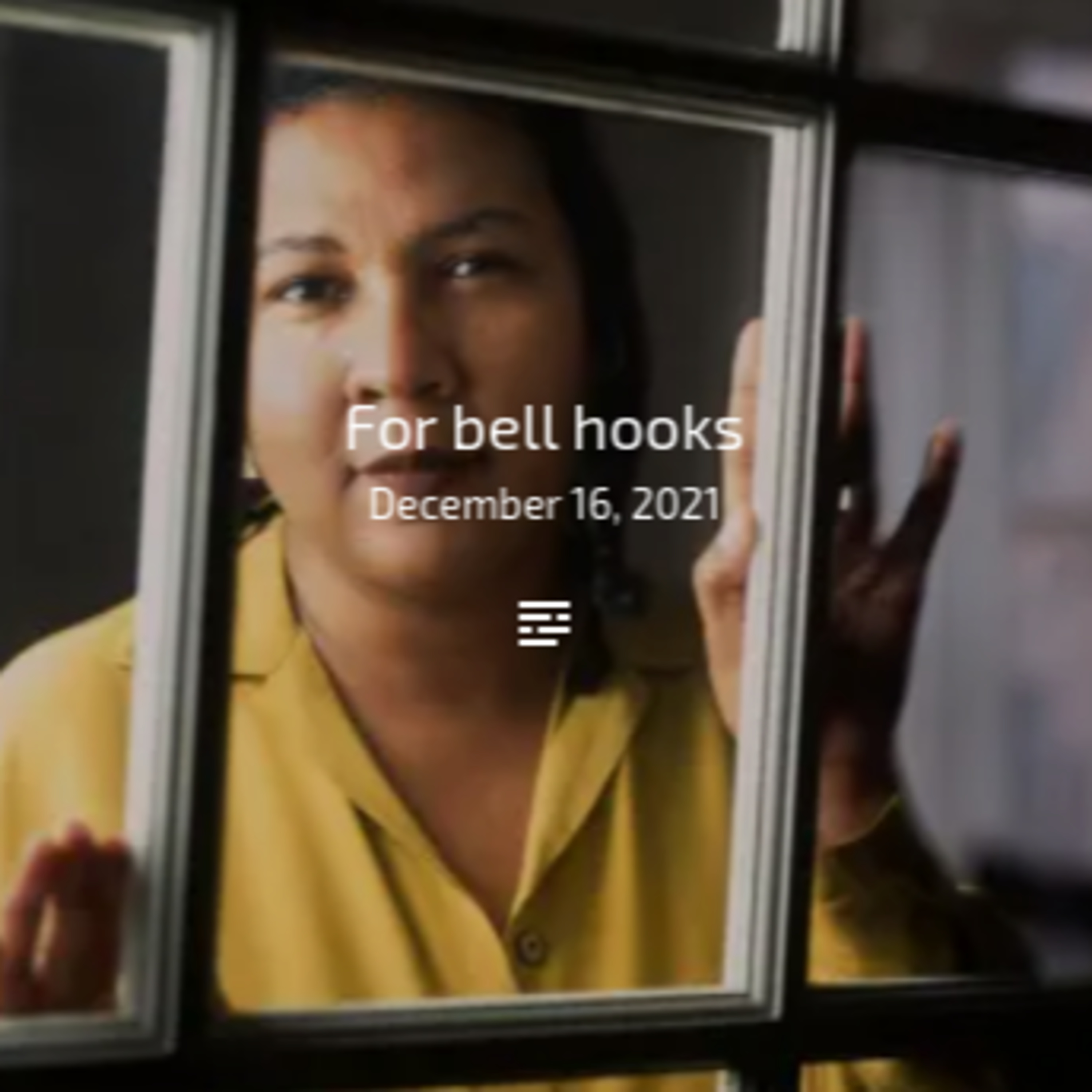 For bell hooks episode artwork