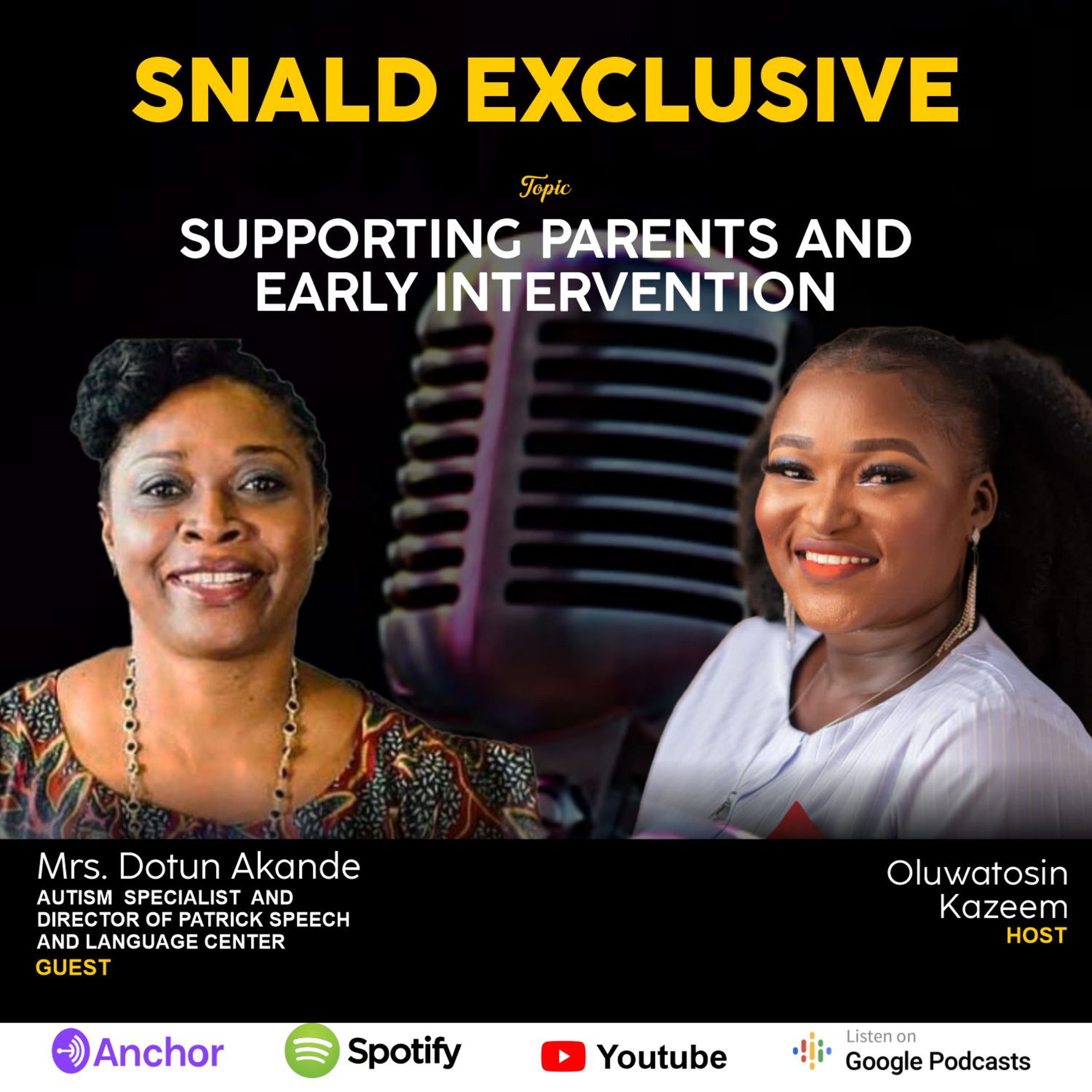 SNALD EXCLUSIVE: Supporting Parents and Early Interventions  episode artwork