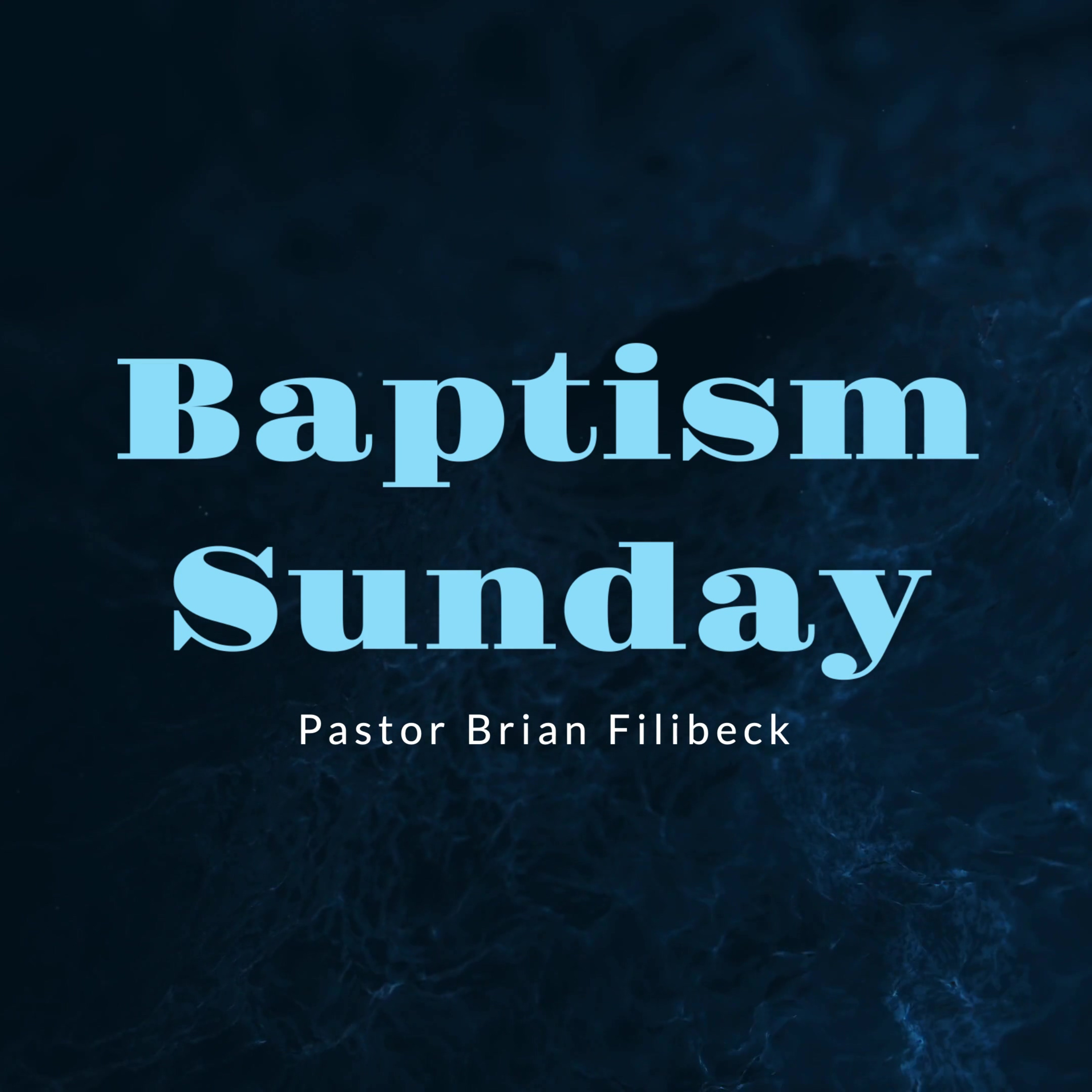 Baptism Sunday episode artwork