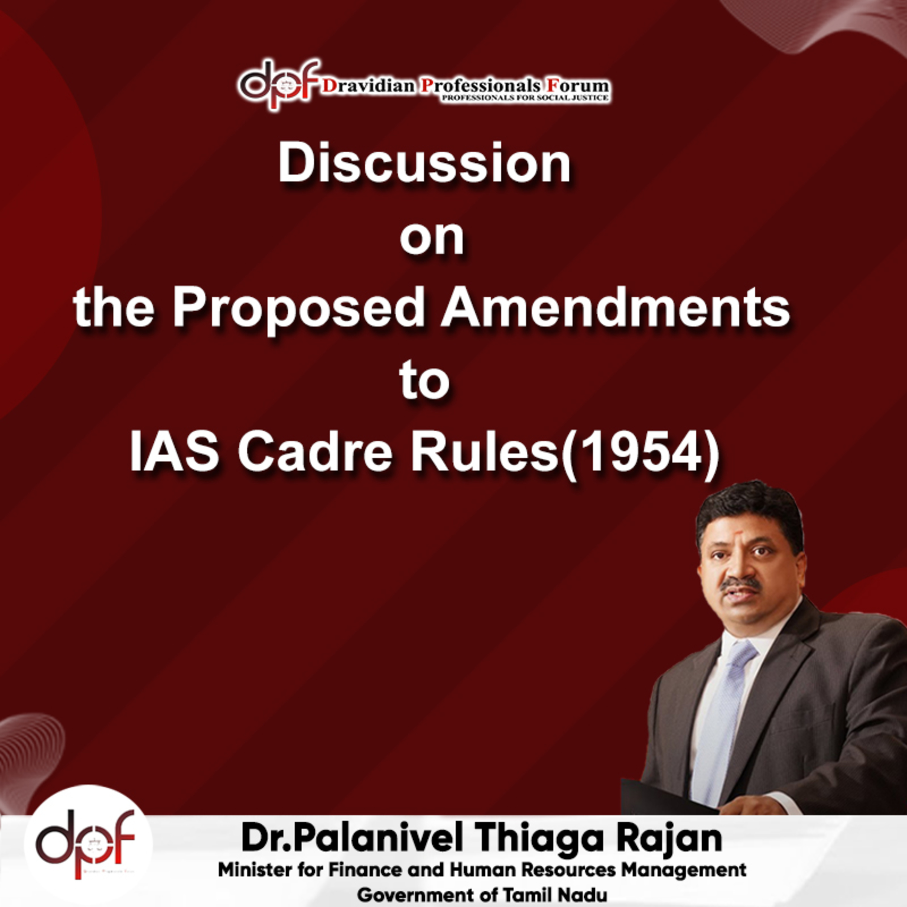 Official channel of Dr. PTR Palanivel Thiagarajan