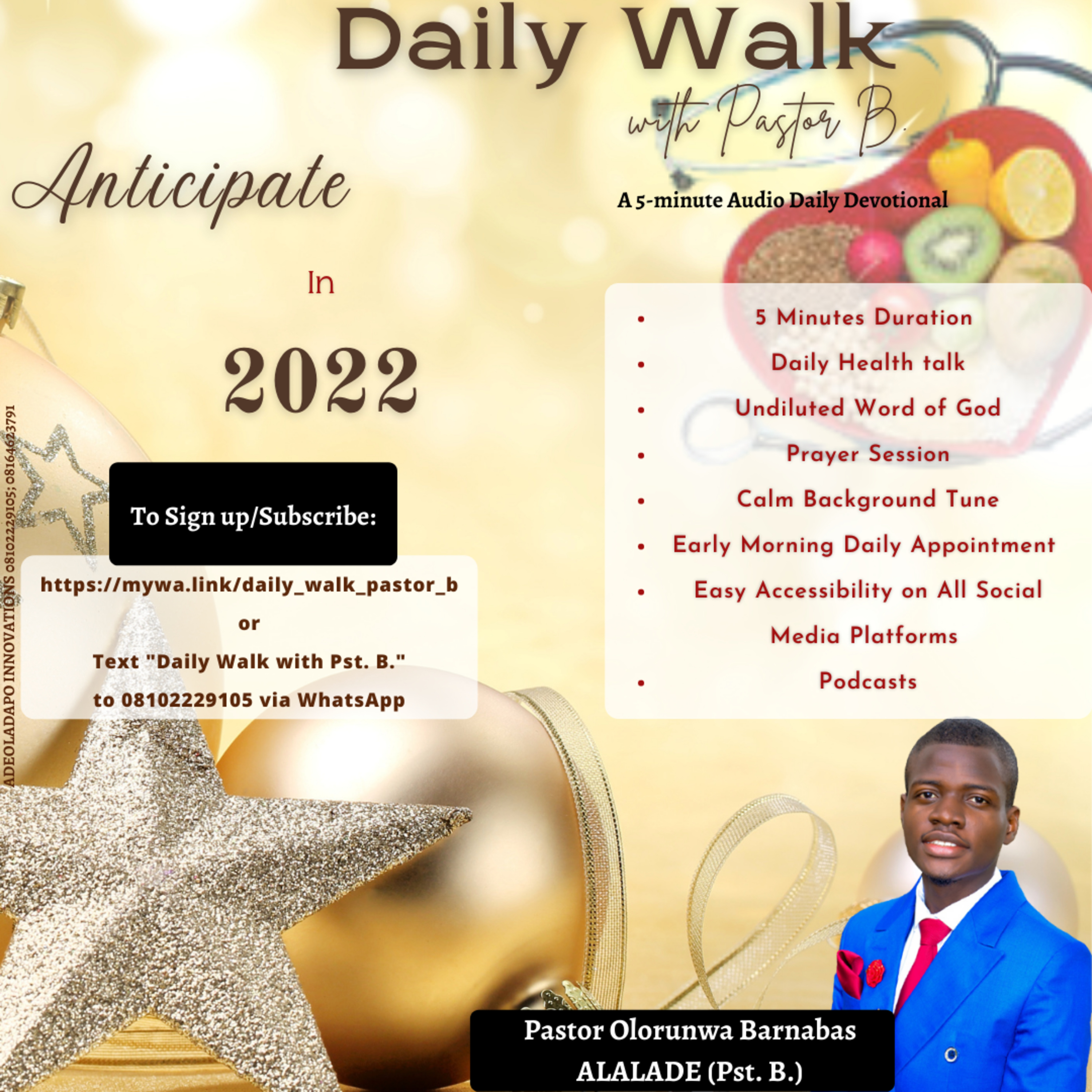 Daily Walk with Pastor B. - I Have Crossed Over Part I episode artwork