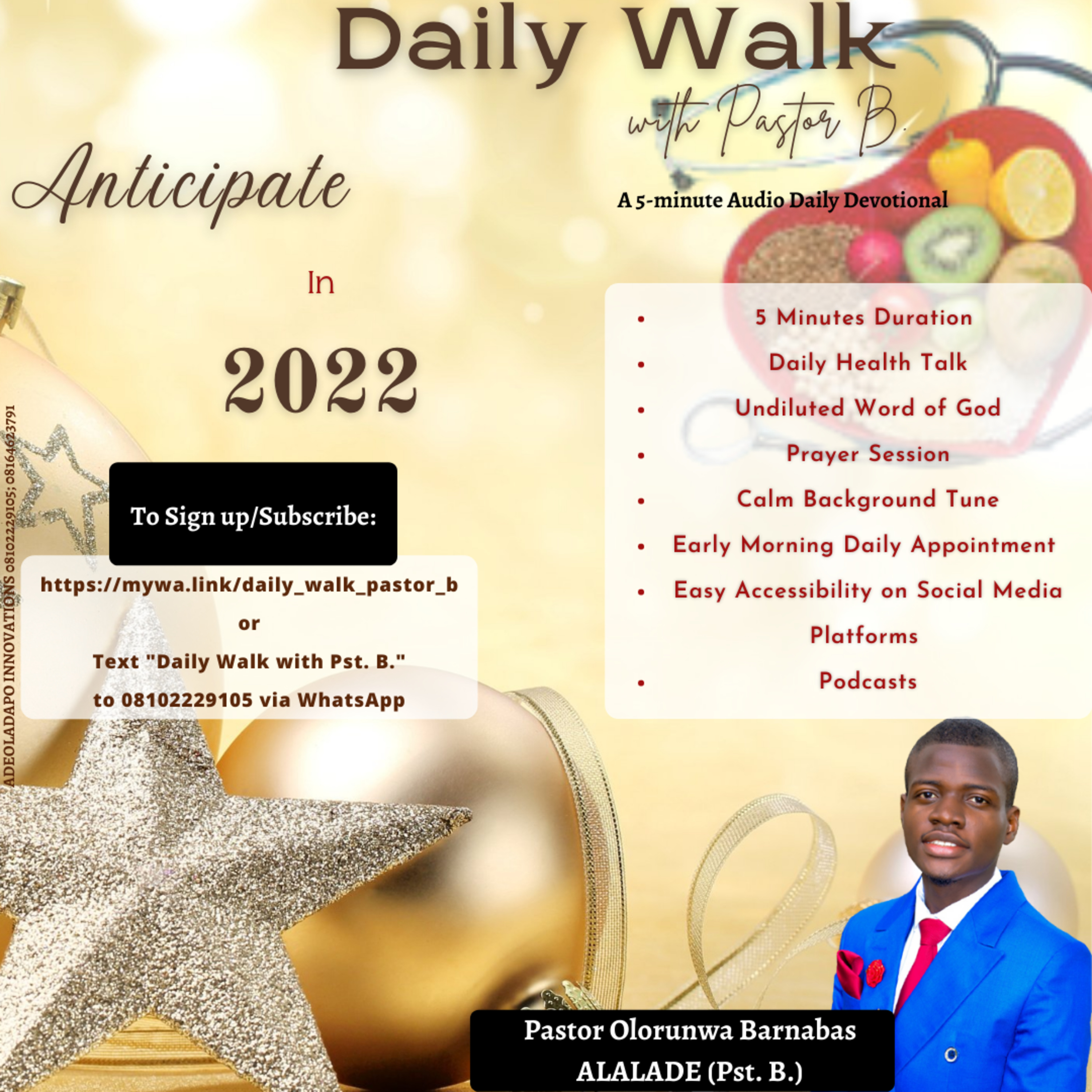 Daily Walk with Pastor B. - Mess or Message  episode artwork