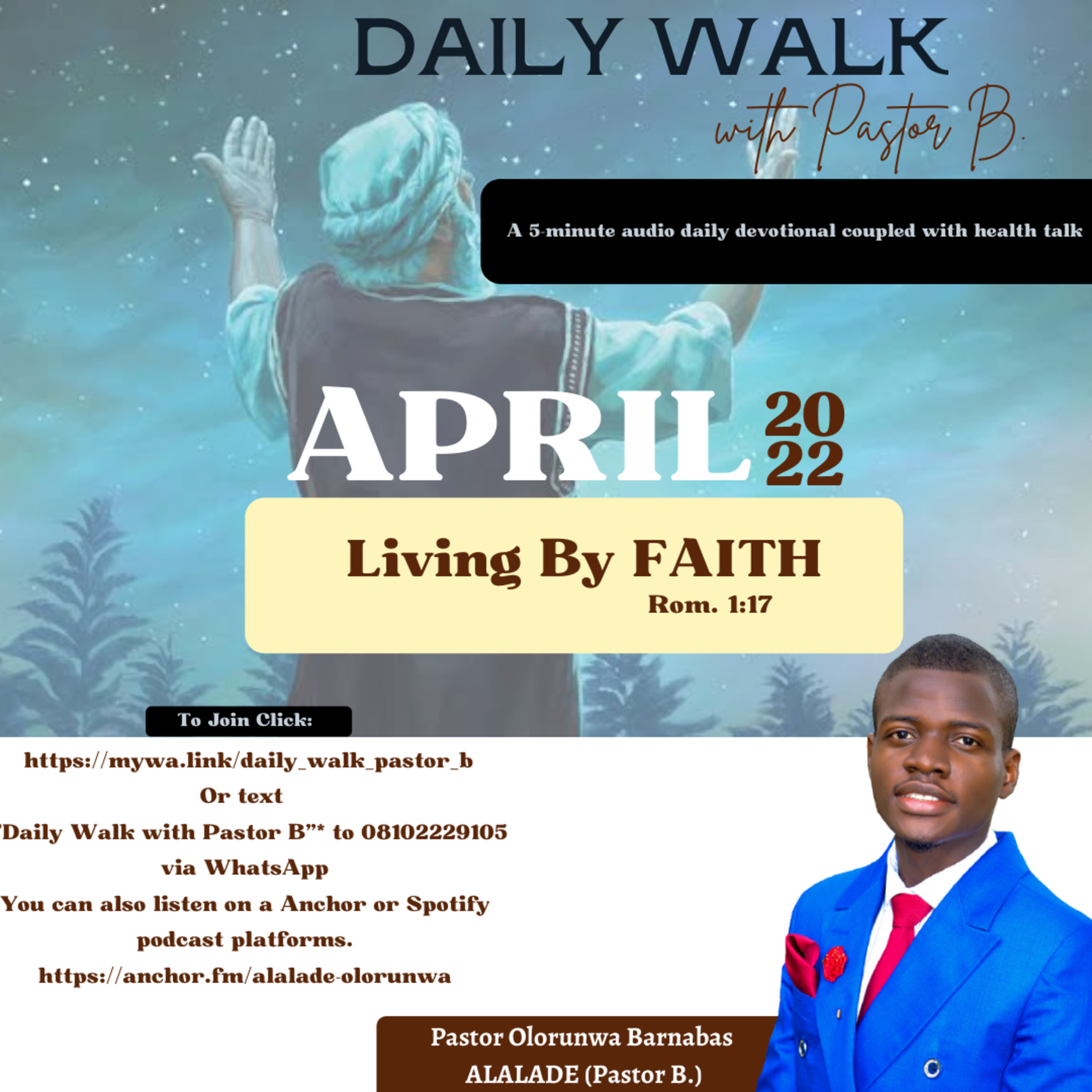 Daily Walk with Pastor B. - Empowered yet Timid episode artwork