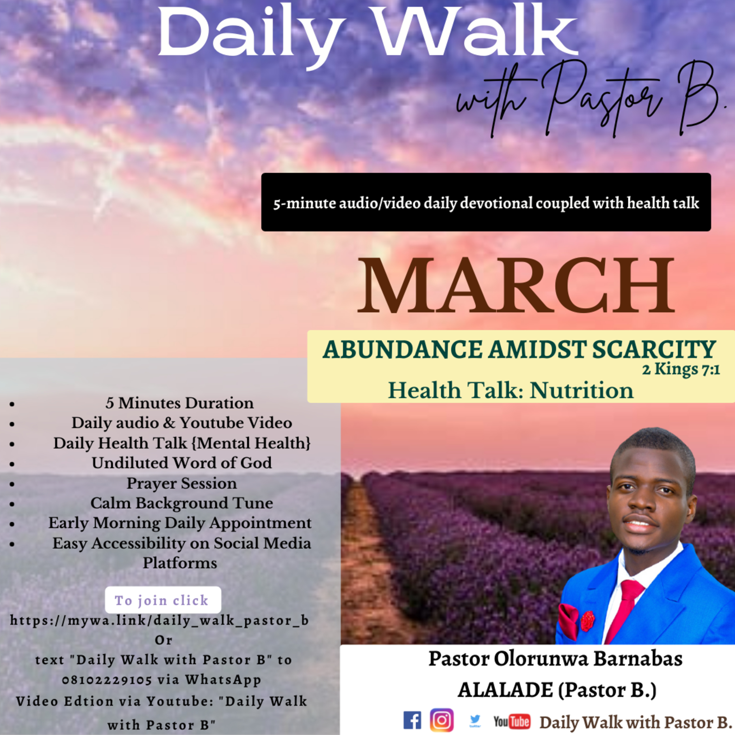 Daily Walk with Pastor B. - Race episode artwork