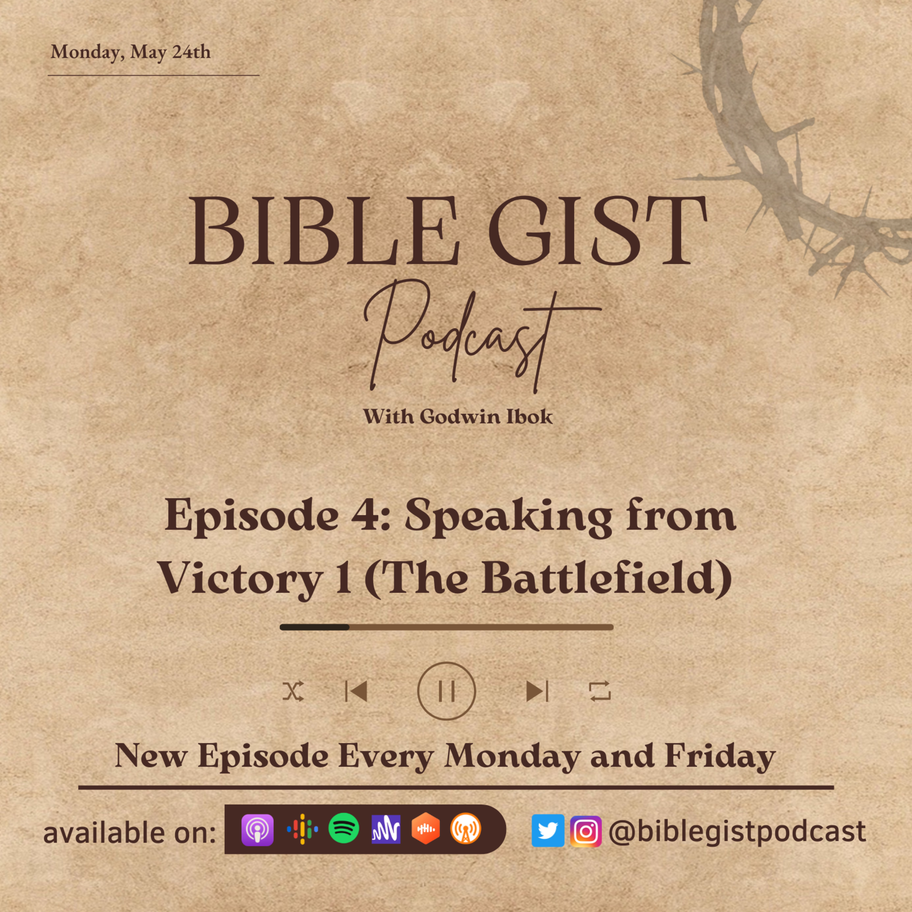Speaking from Victory 1 (The Battlefield) episode artwork