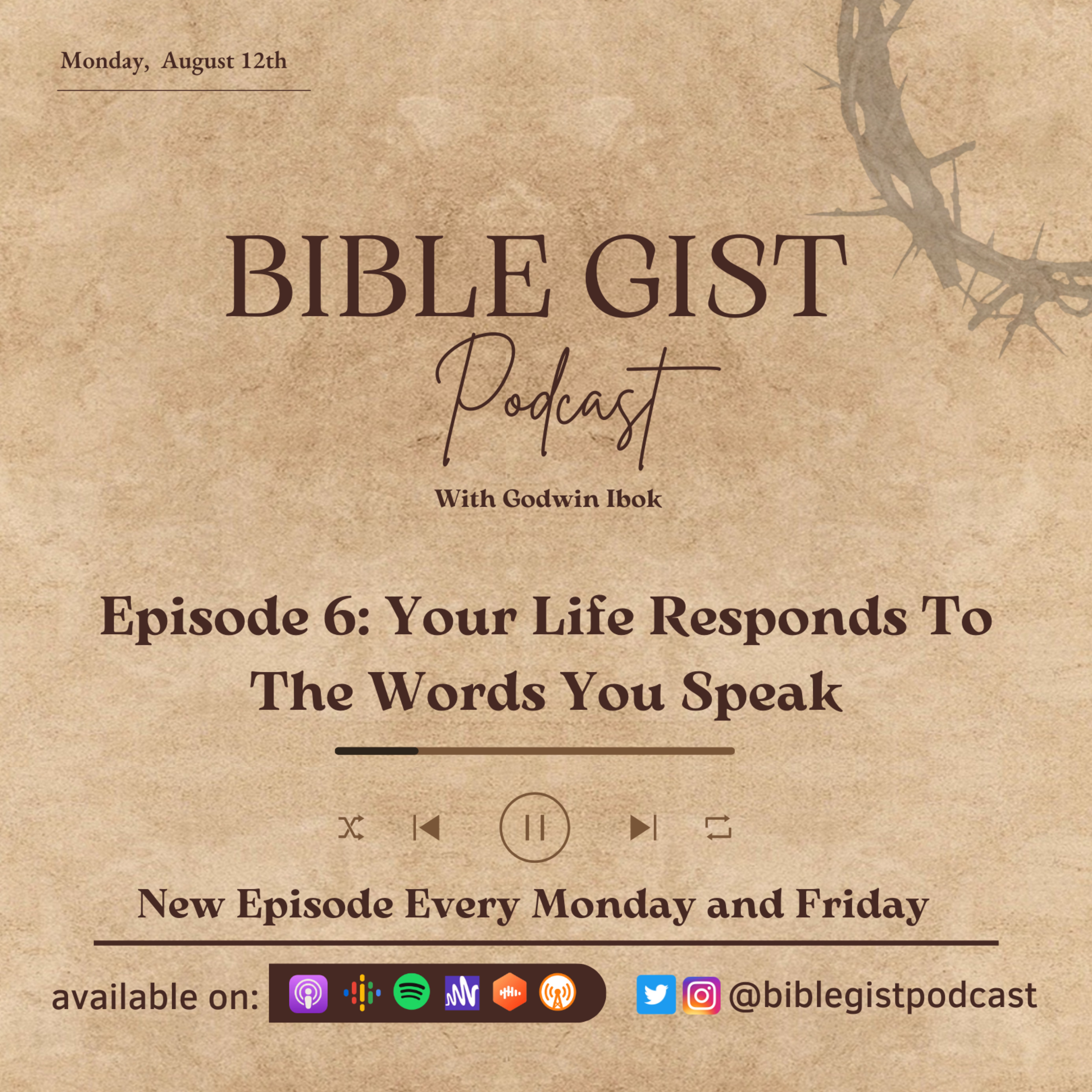 Your Life Responds To The Words You Speak episode artwork