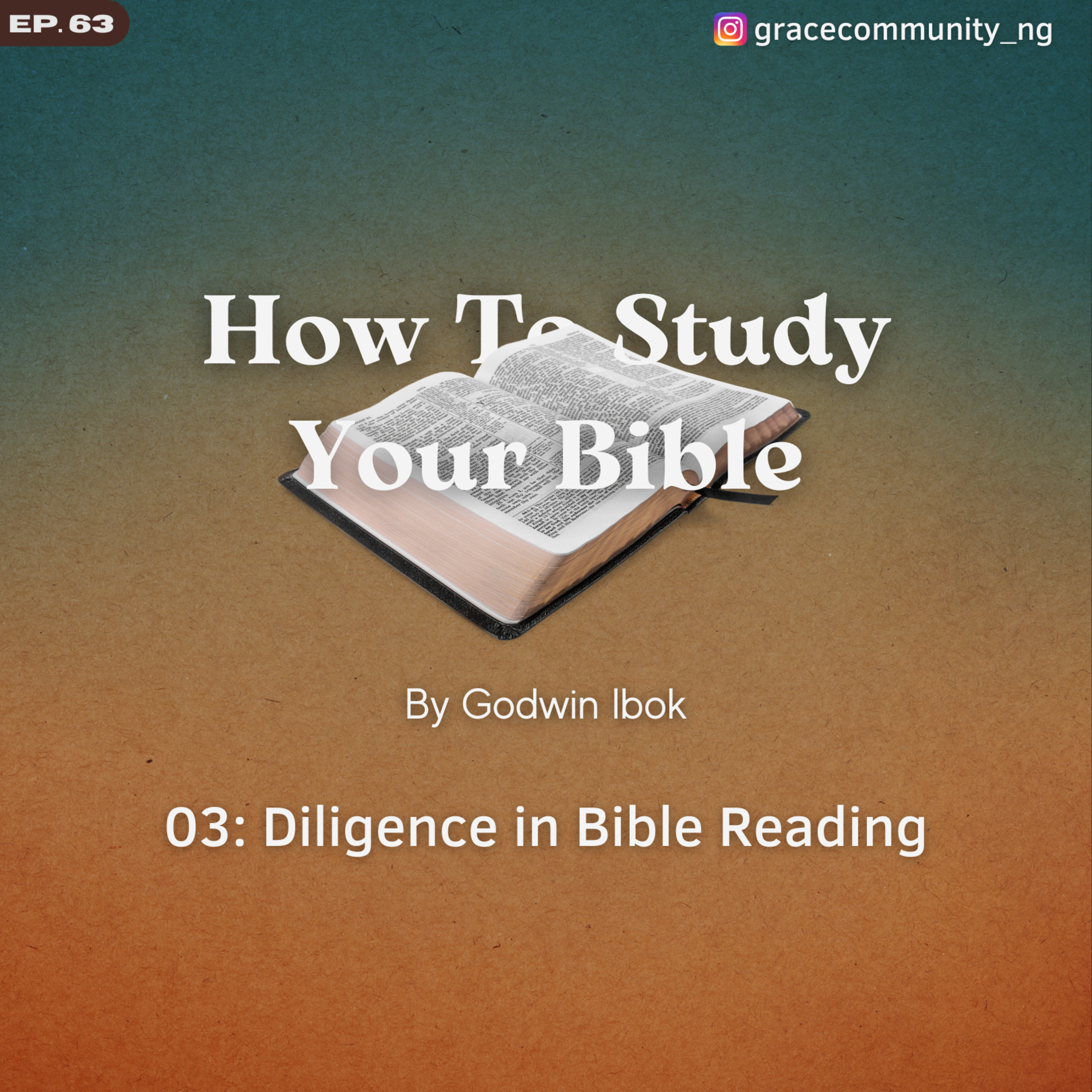 How to Study Your Bible Part 3 - Diligence in Bible Reading  episode artwork
