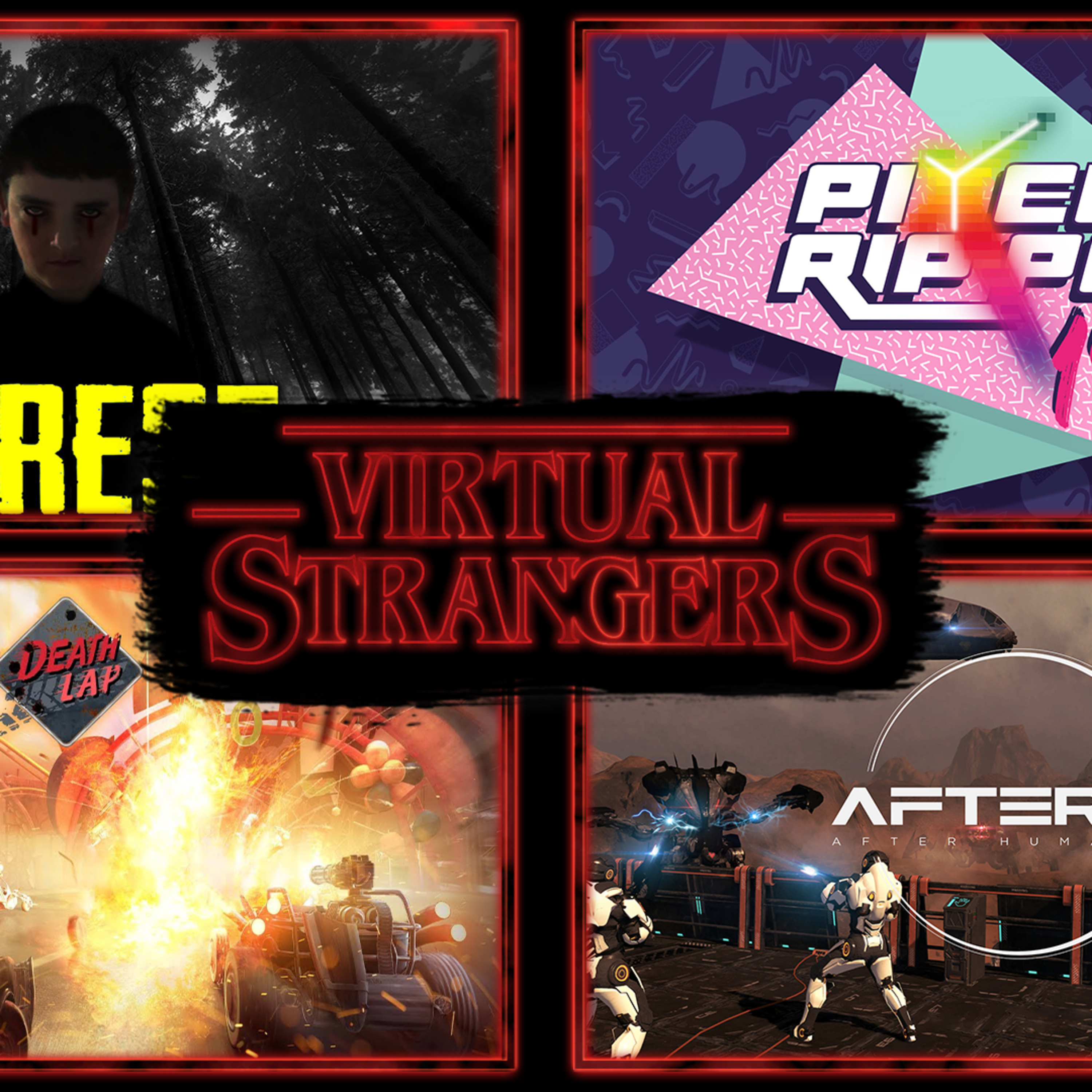 Virtual Strangers Ep.25 Minecraft, The Forest, Pixel Ripped 1995, Chronos, Gadgeteer, Dreadhalls episode artwork
