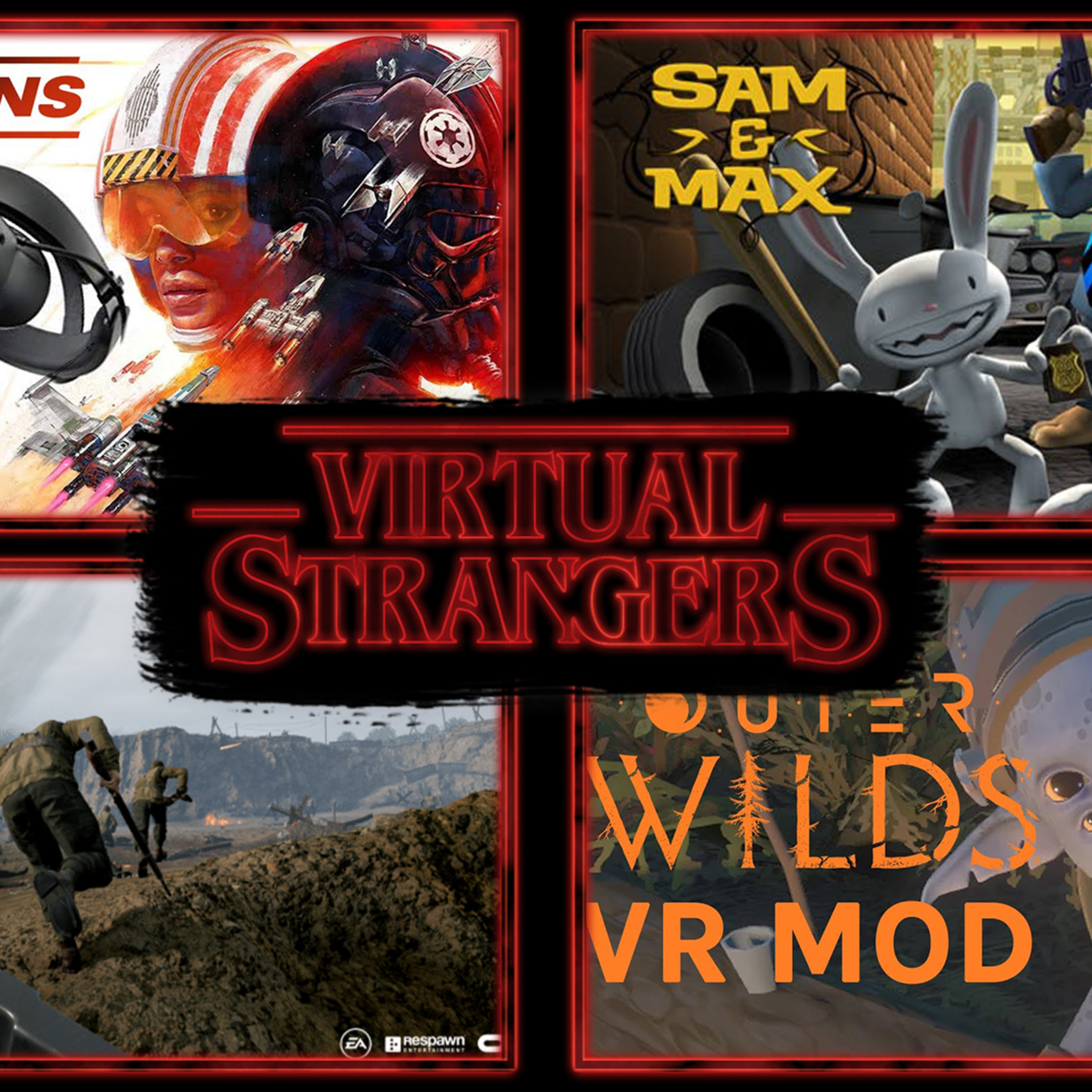 Virtual Strangers 73: Medal of Honor, Wraith: The Oblivion-Afterlife, ROTU: Ionia, VR Burning Man episode artwork