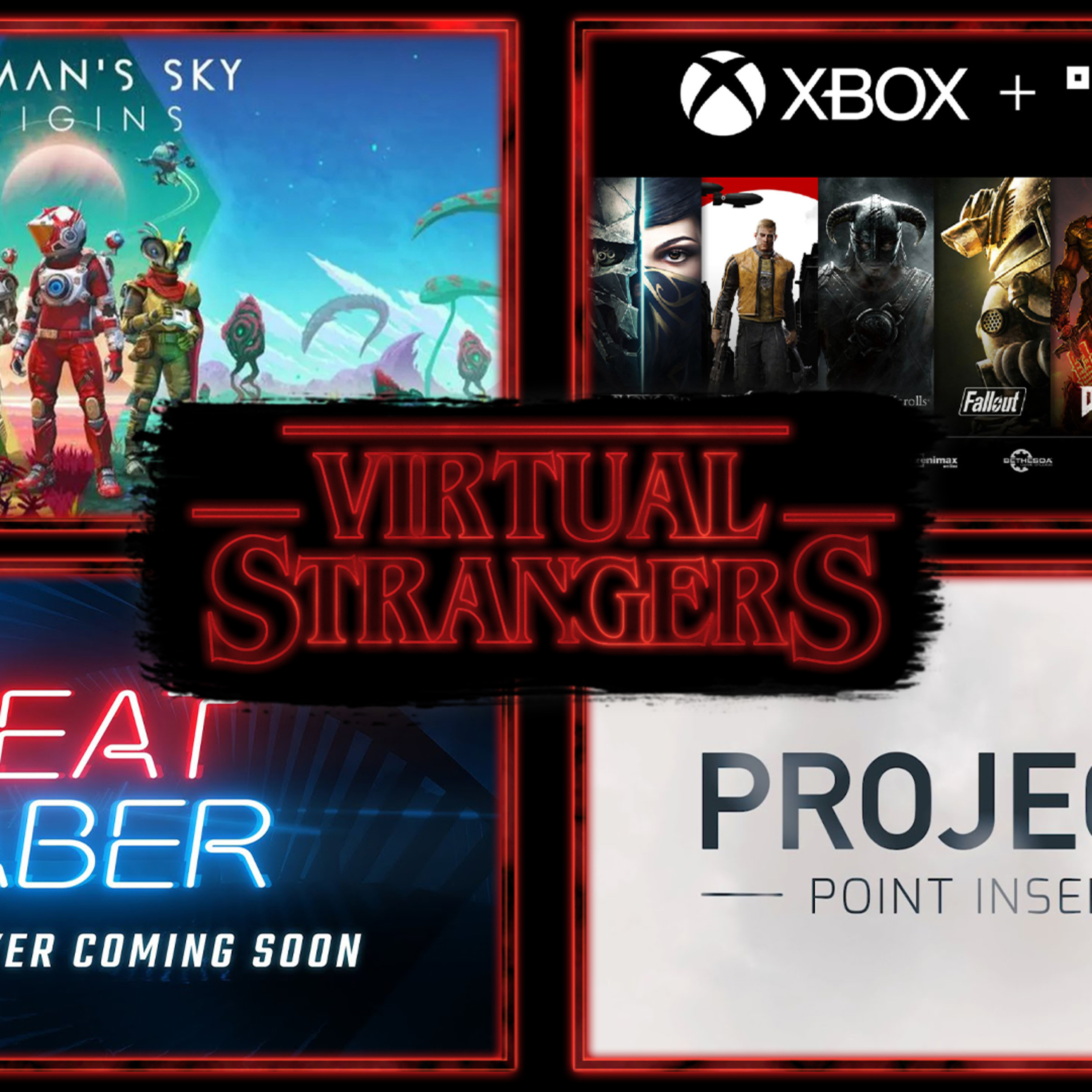 Virtual Strangers 77: No Man's Sky Origins, Frostpoint VR, Beat Saber, Rec Room, Project 17 & more episode artwork
