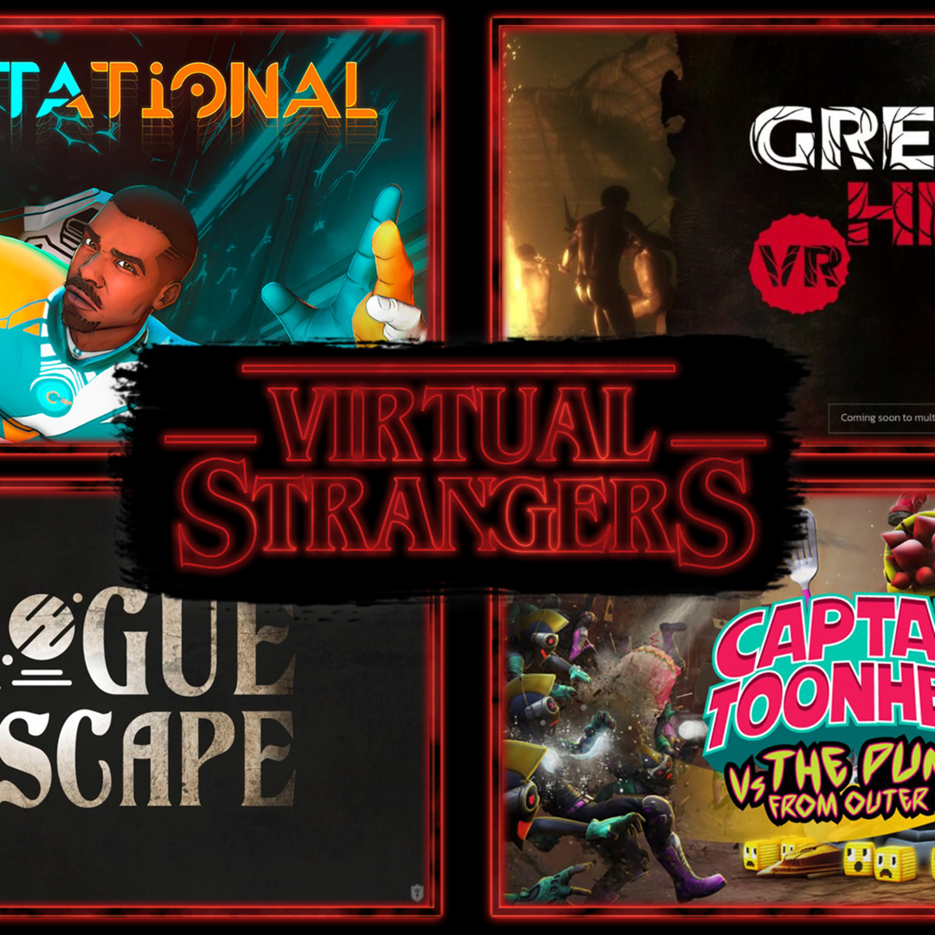 VS 106: Green Hell VR, Larcenauts, Pop 1, A Rogue Escape, Gravitational, Captain Toonhead & more!!! episode artwork
