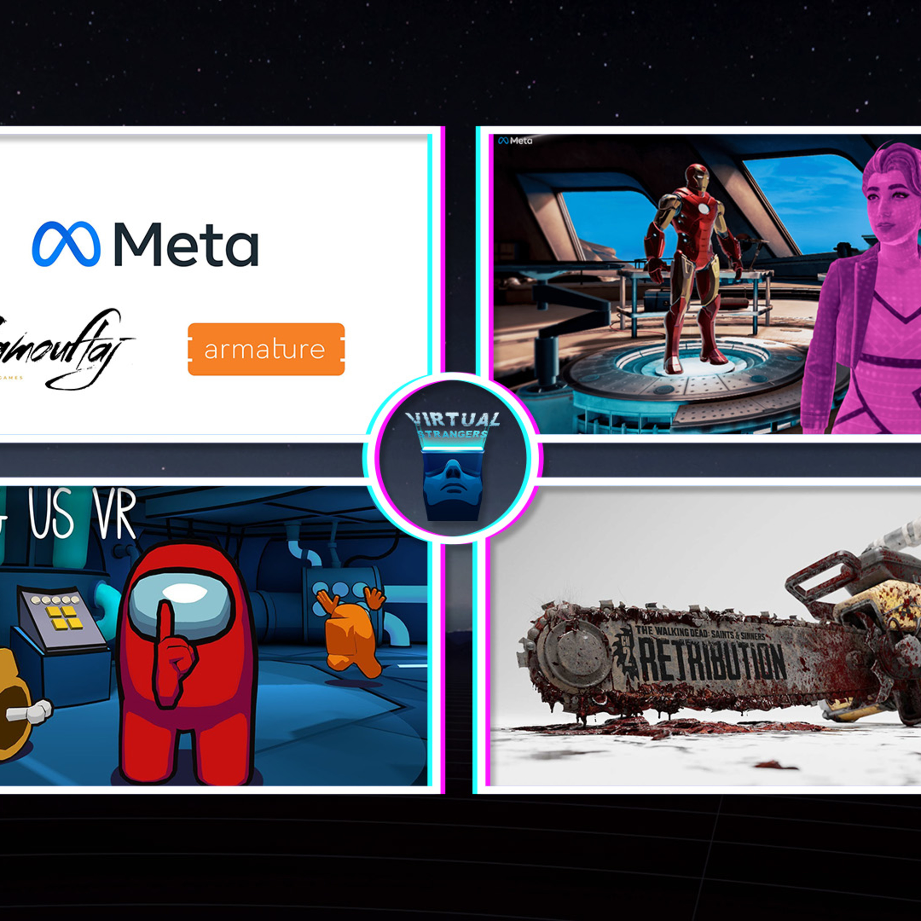 VS 170 Meta Connect 2022 Afterthoughts, UFC VR, Among Us VR, Host, Iron Man VR, Pop 1, TWDSS Ch. 2 episode artwork