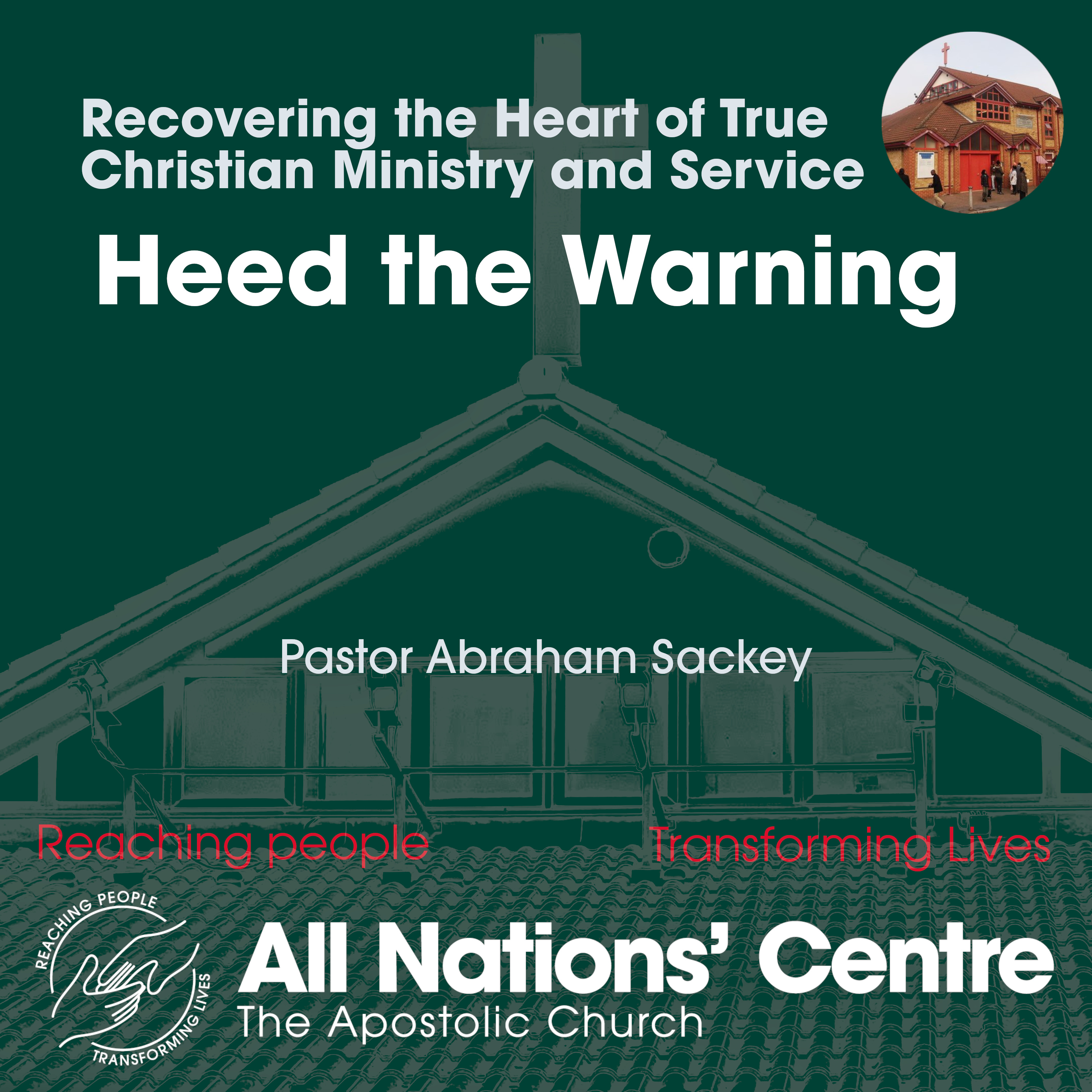 Recovering the Heart of True Christian Ministry and Service: Heed the Warning episode artwork