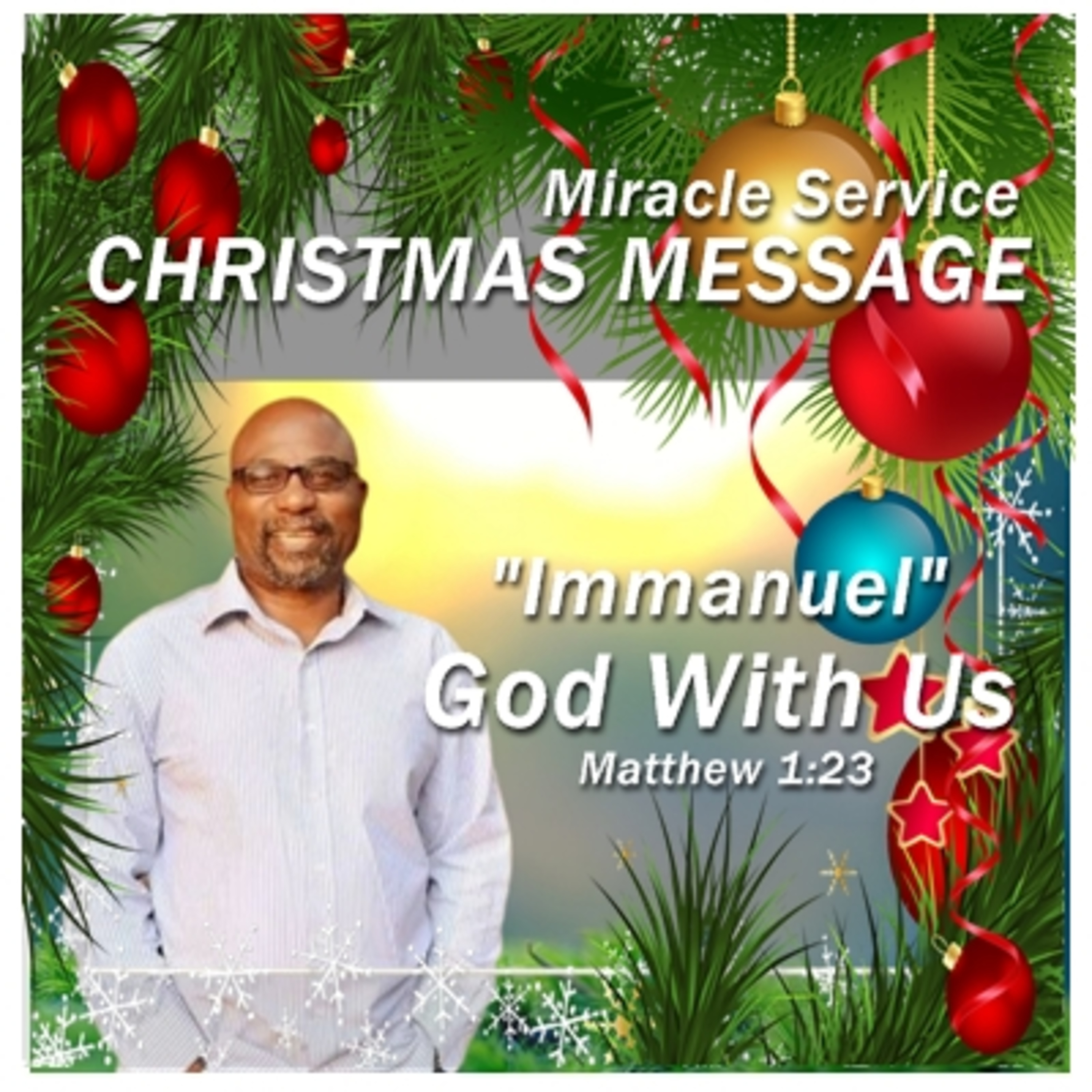 Christmas Message [ Immanuel ] "God With Us" | By Pastor Tony Ojamiren episode artwork