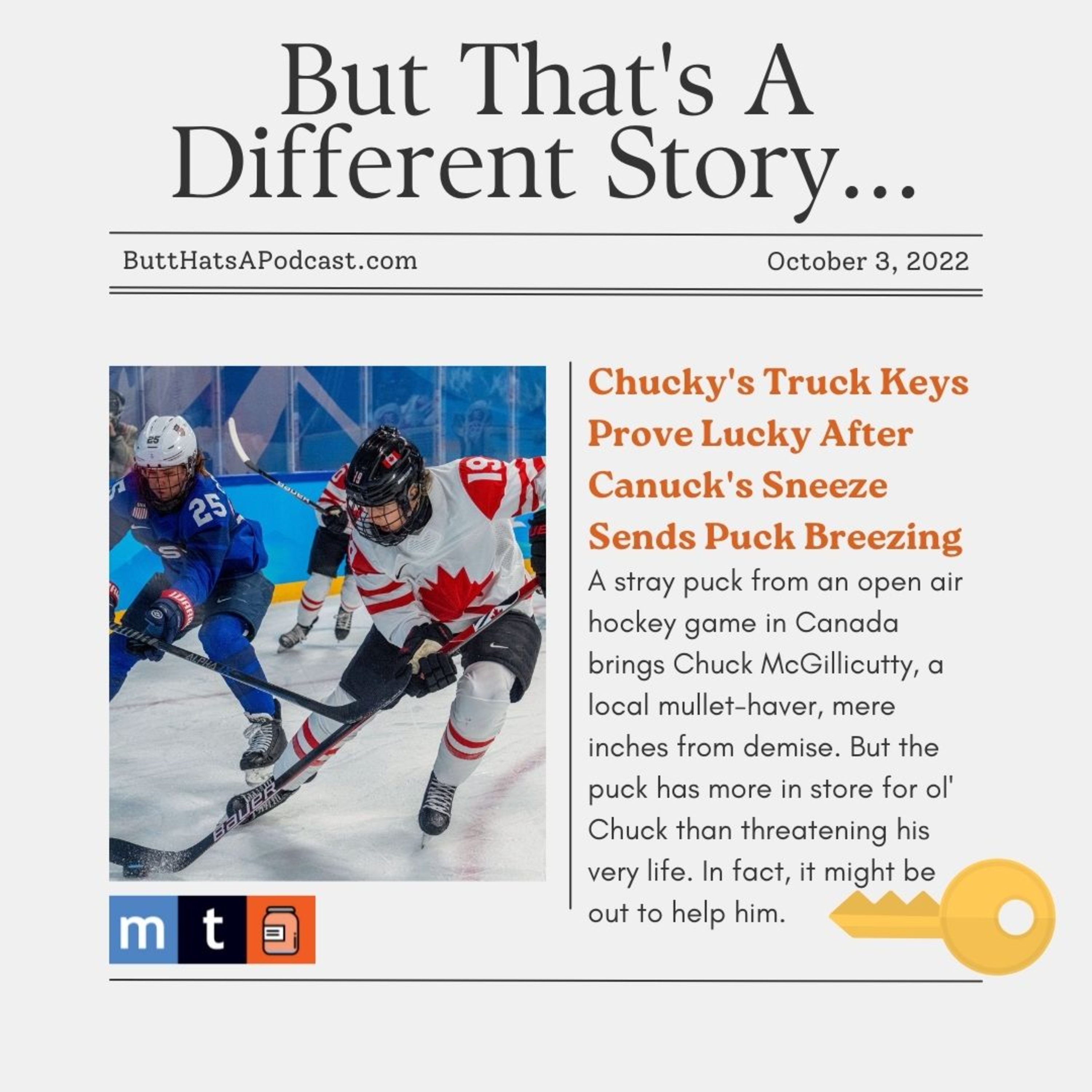 Headlines! Chucky's Truck Keys Prove Lucky After Canuck's Sneeze Sends Puck Breezing episode artwork