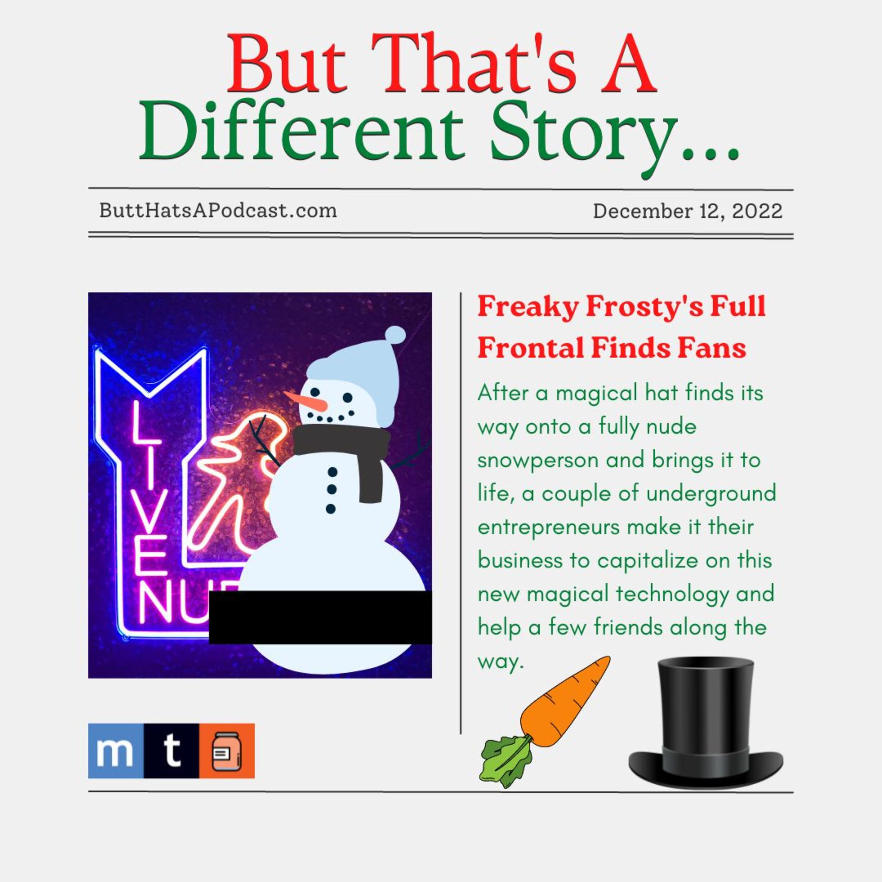 Holiday Headlines! Freaky Frosty's Full Frontal Finds Fans episode artwork