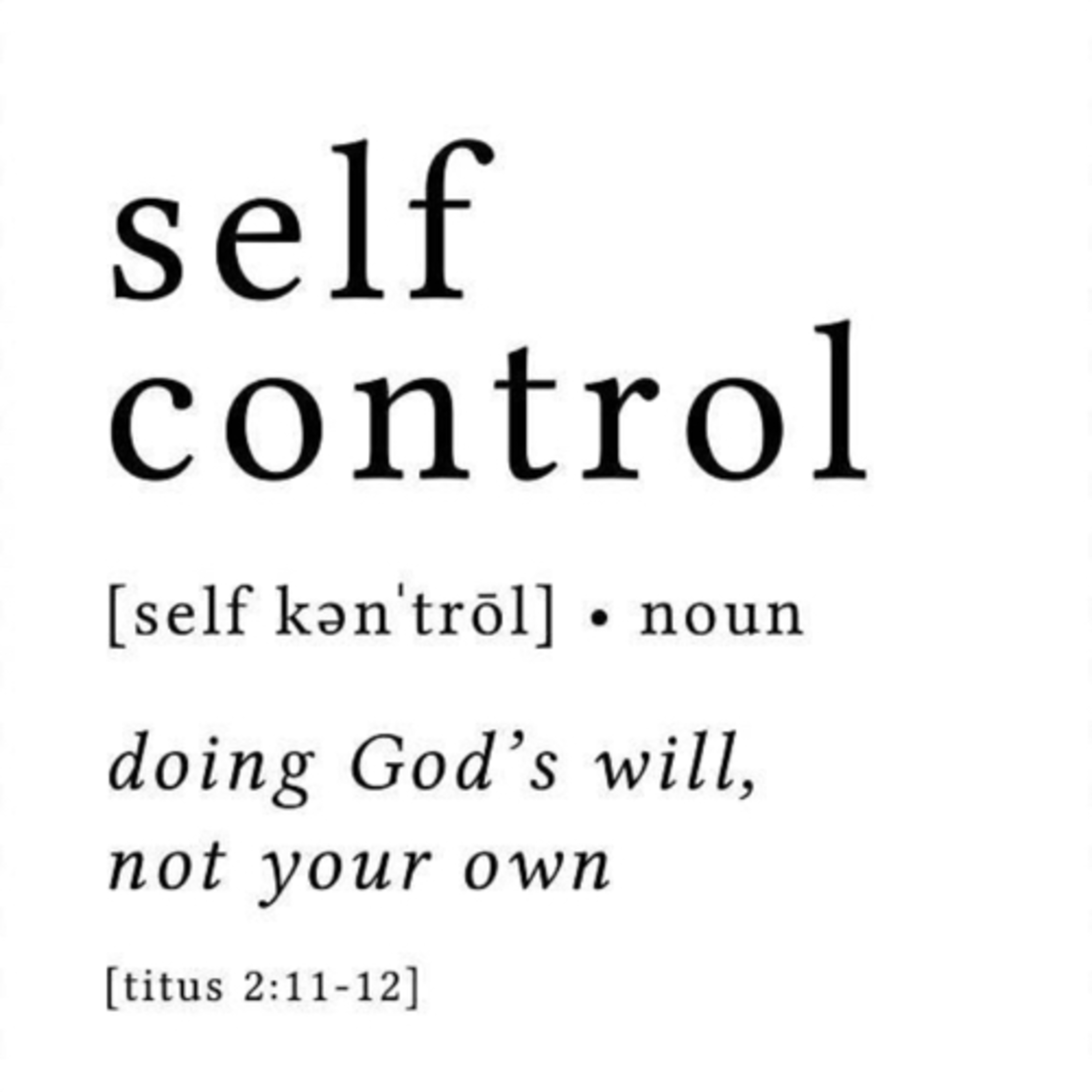 Self control  episode artwork