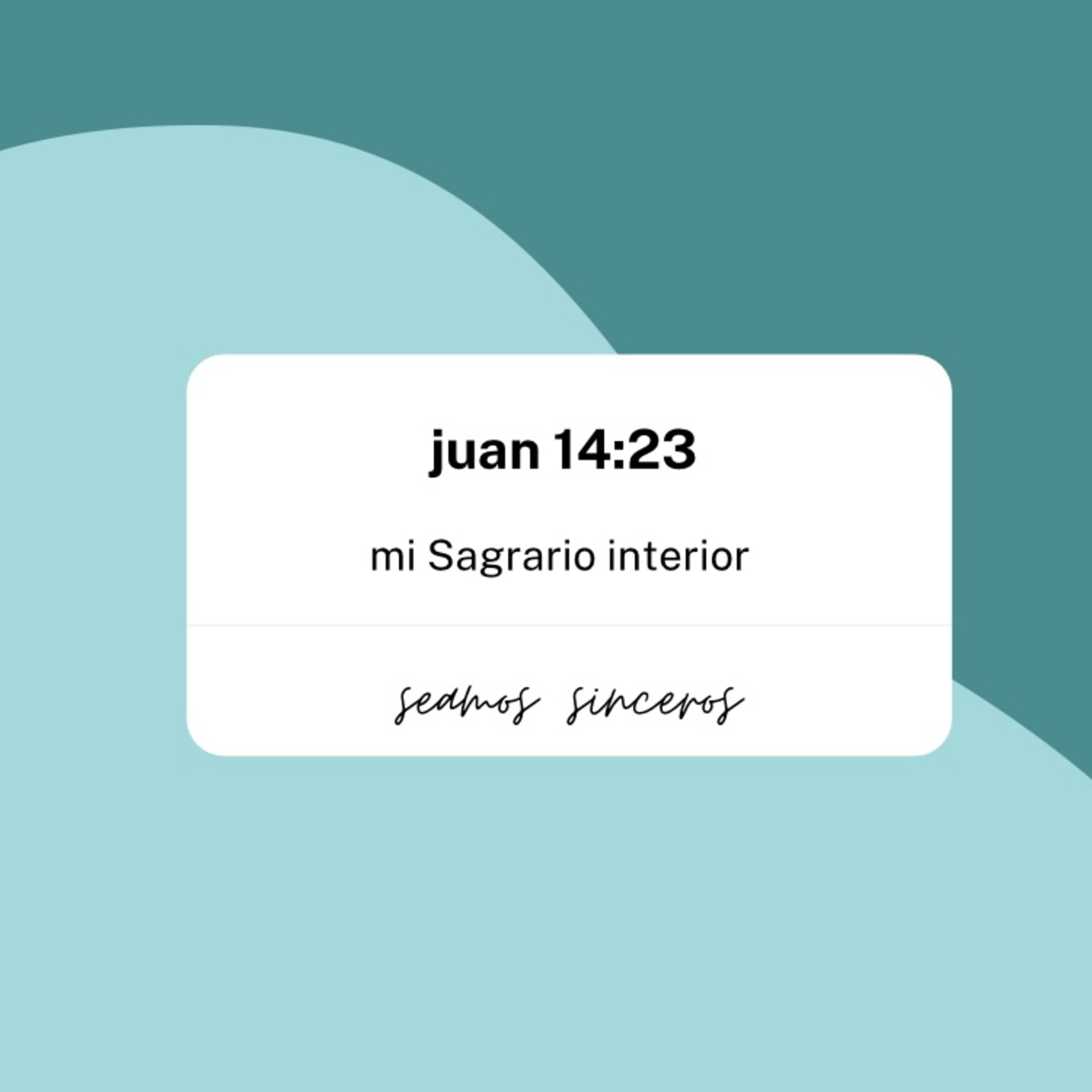Seamos sinceros