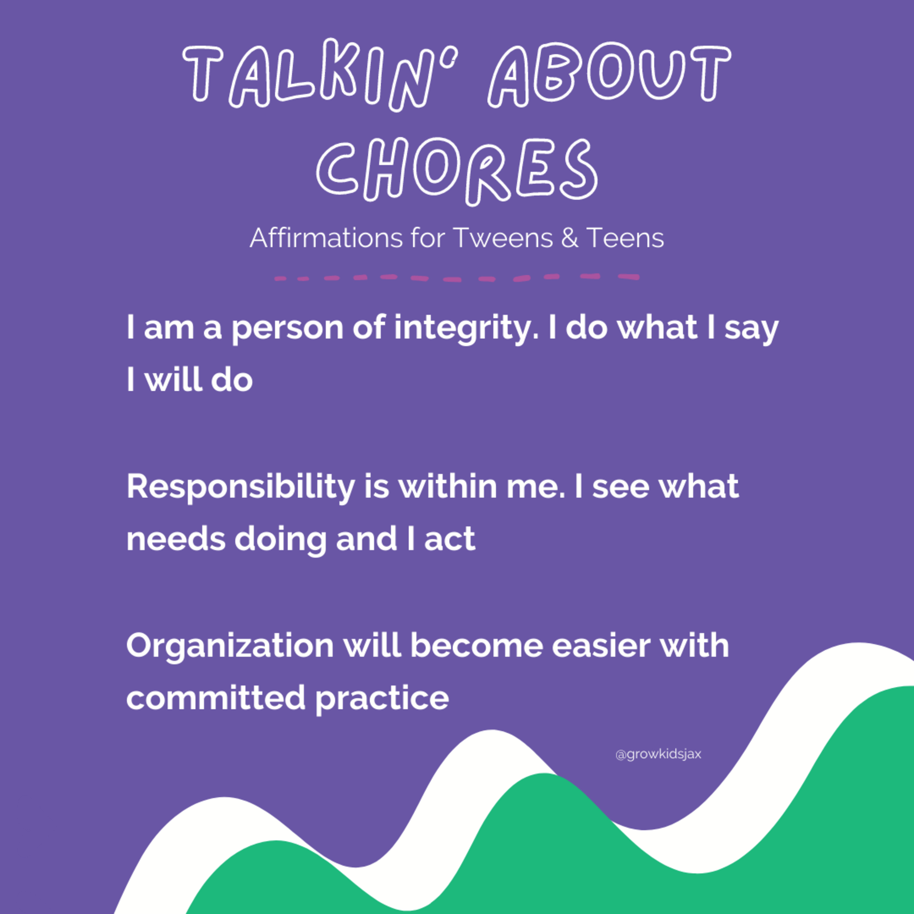 Reframing Chores: Affirmations & Strategies for Teens  episode artwork