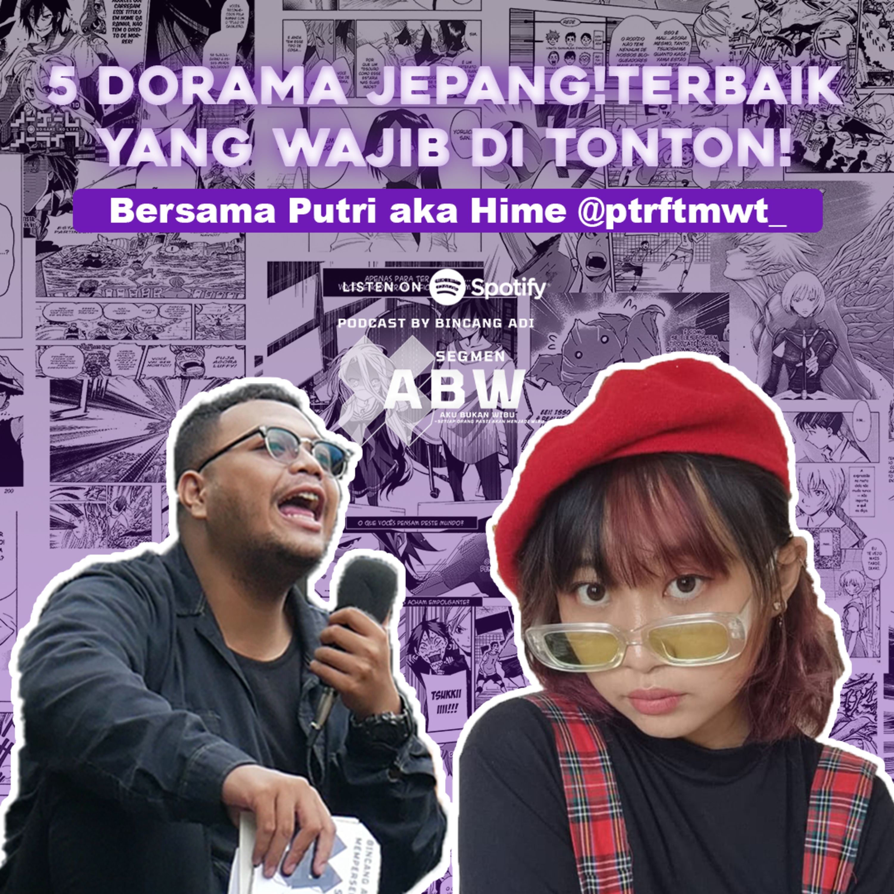 AKU BUKAN WIBU FEAT KOLEGA WIBU EPS 1-5 DORAMA JEPANG TERBAIK WAJIB DI TONTON|BONUS NO6 BIKIN KAGET!! FEAT HIME @ptrftmwt_ episode artwork