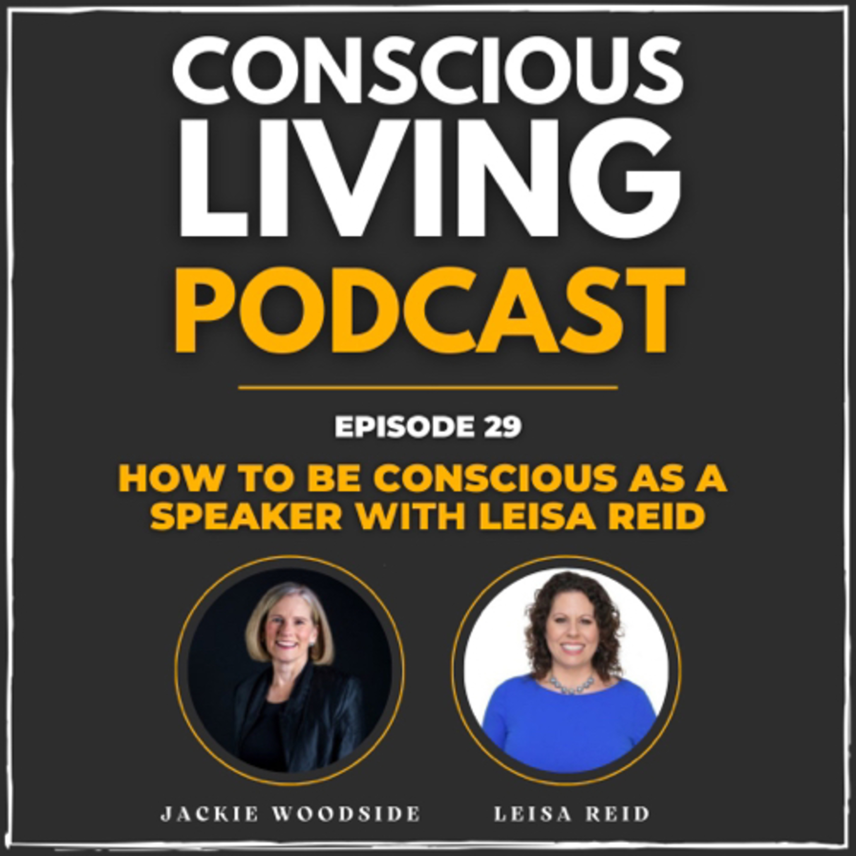 Episode #29 How to be Conscious as a Speaker with Leisa Reid episode artwork