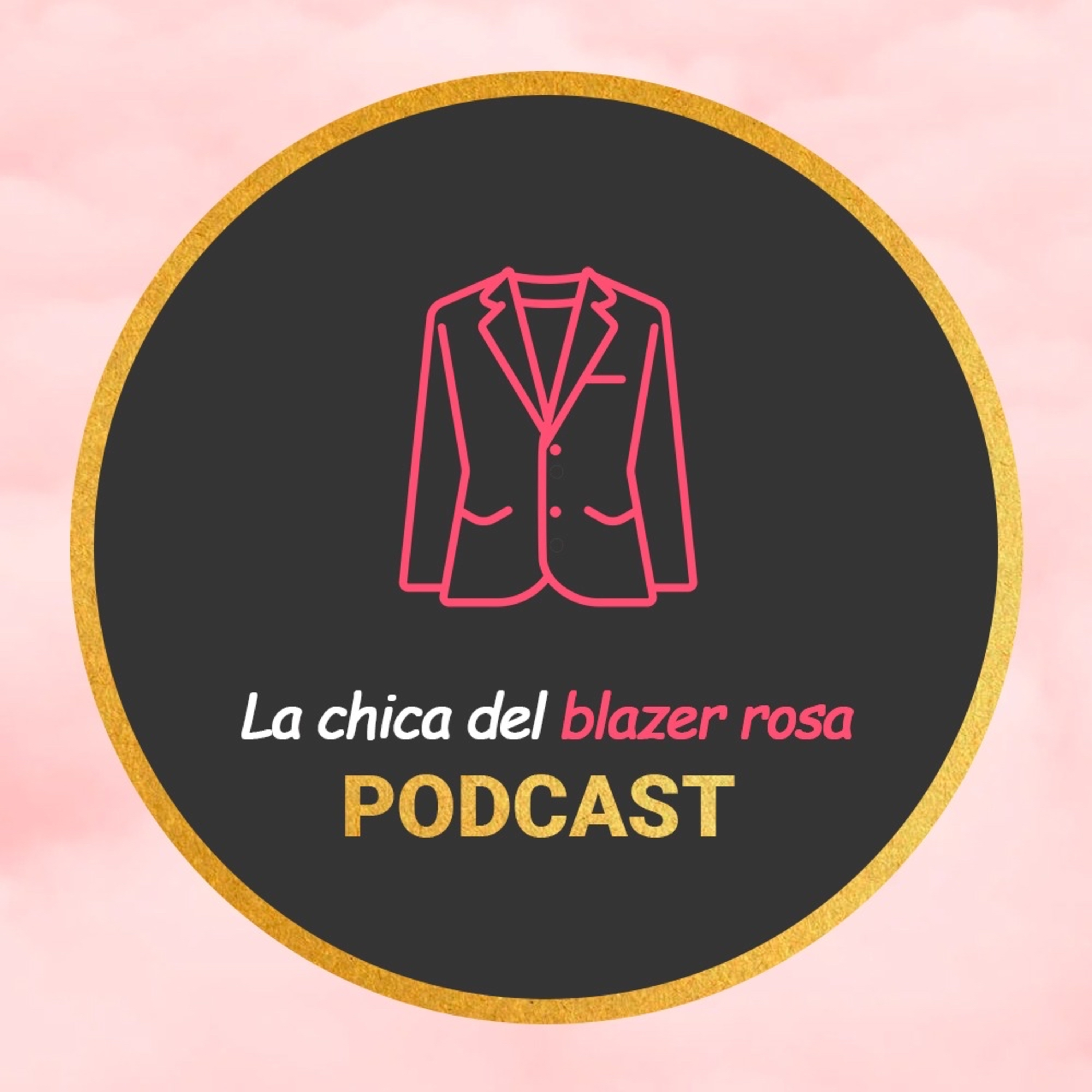 La chica del blazer rosa