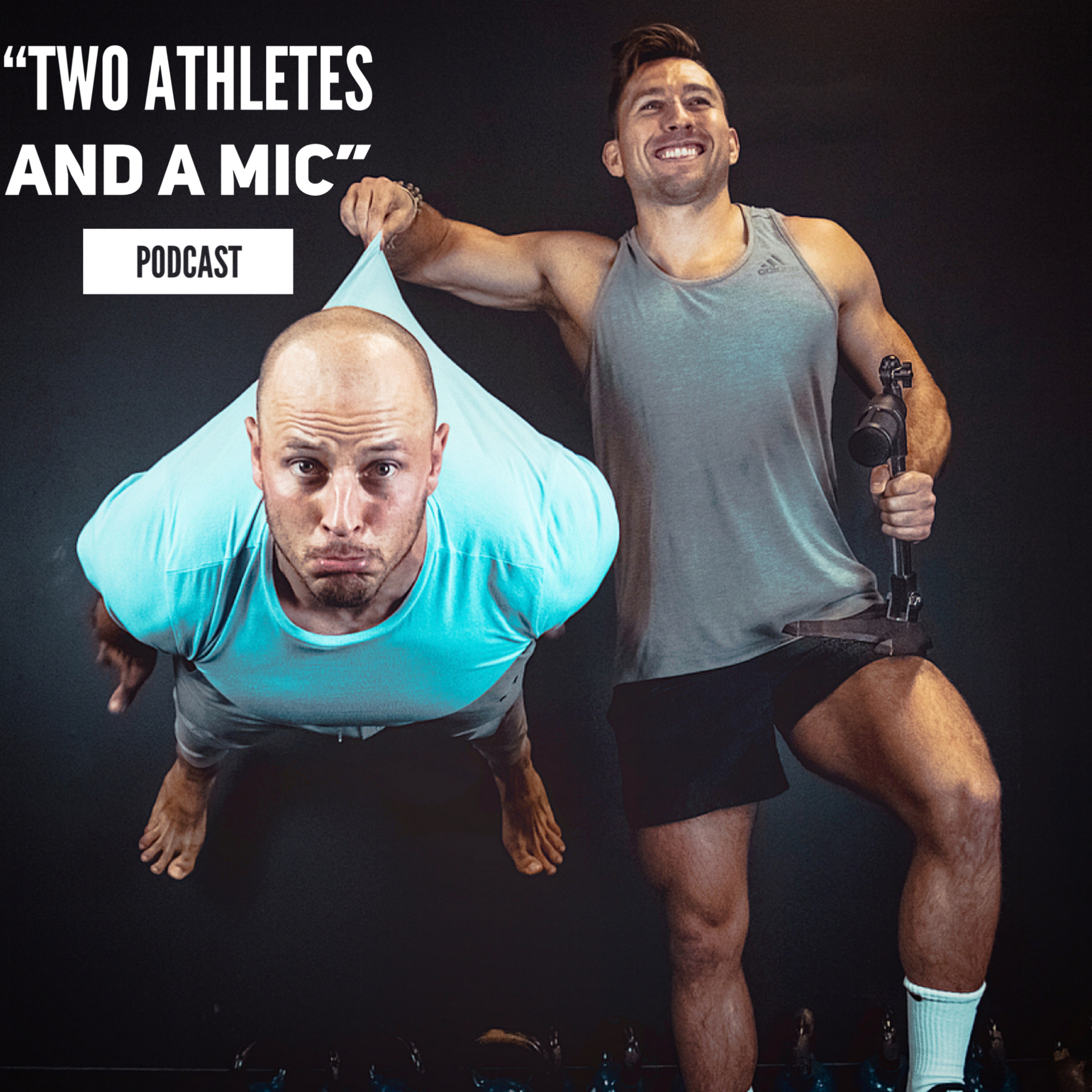 Two Athletes and a Mic