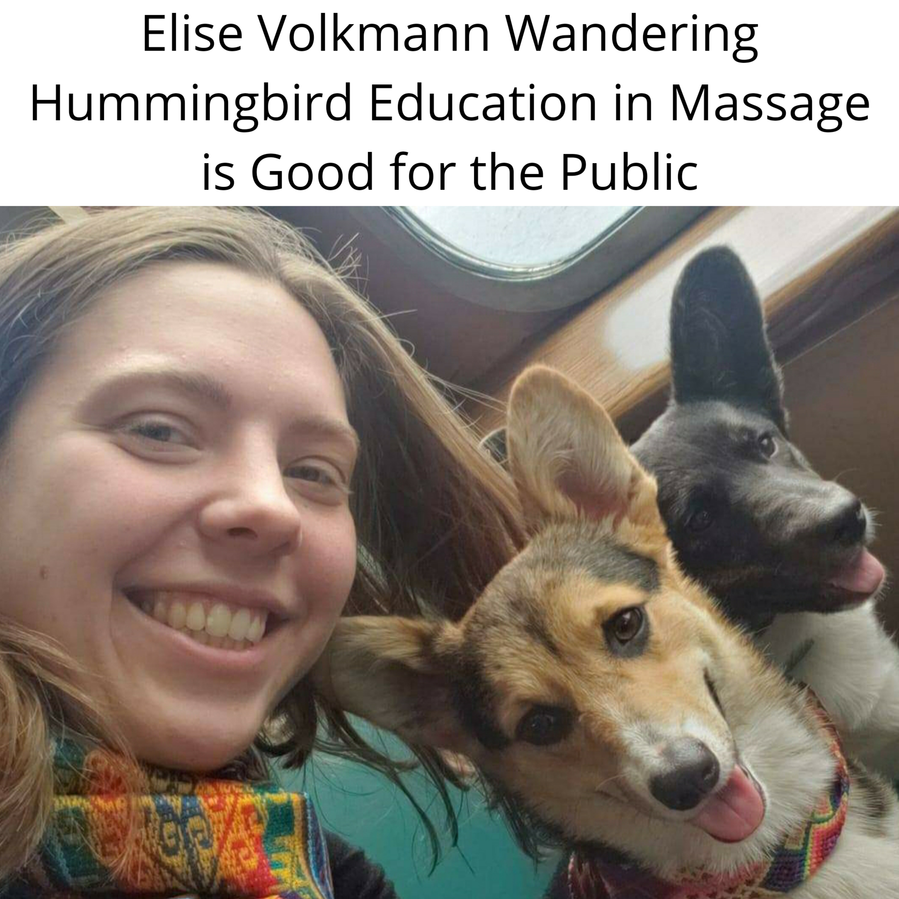 RGW Podcast Ft. Elise Volkmann Wandering Hummingbird Education in Massage is Good for the Public