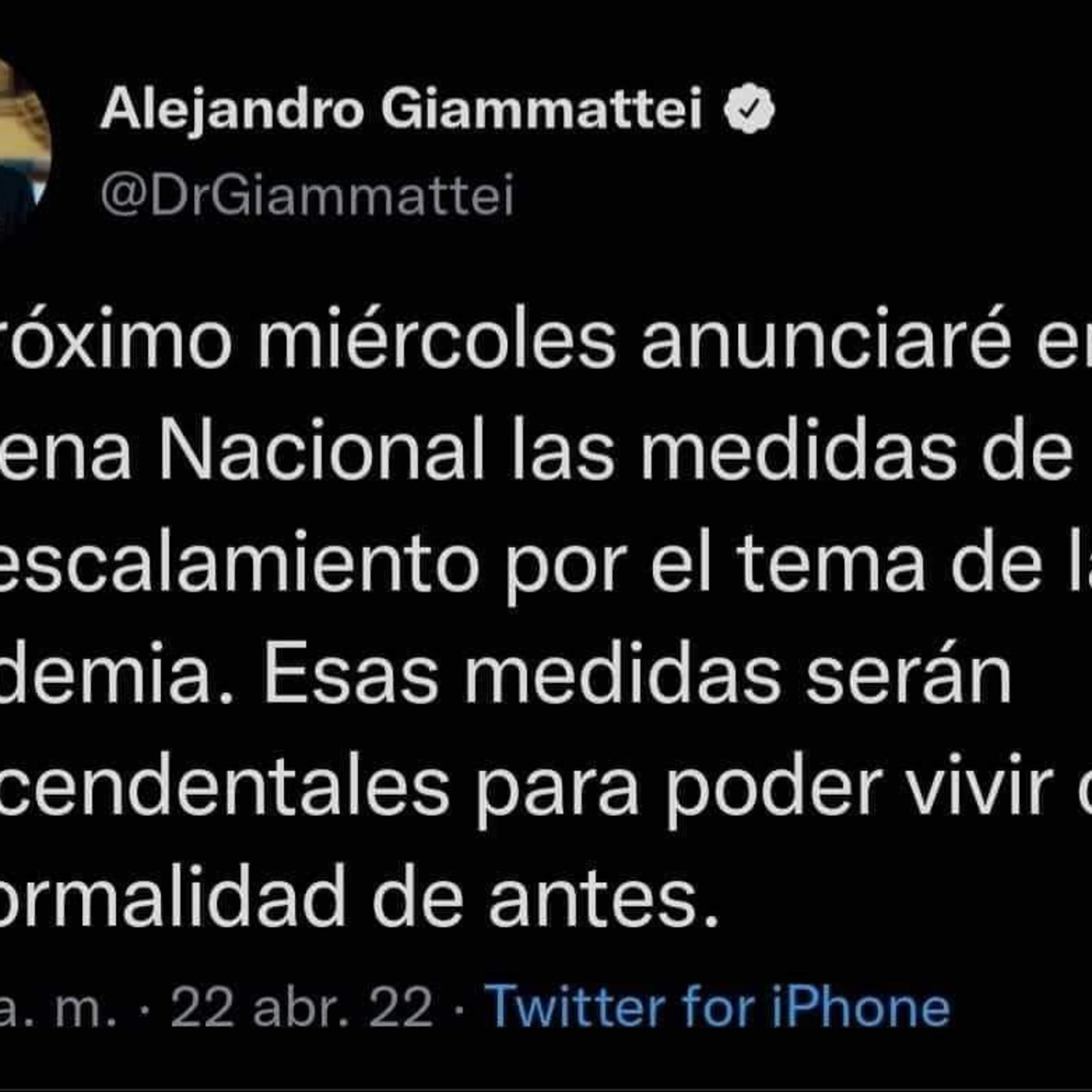 Presidente Giammattei anunciara medidas de desescalamiento. episode artwork