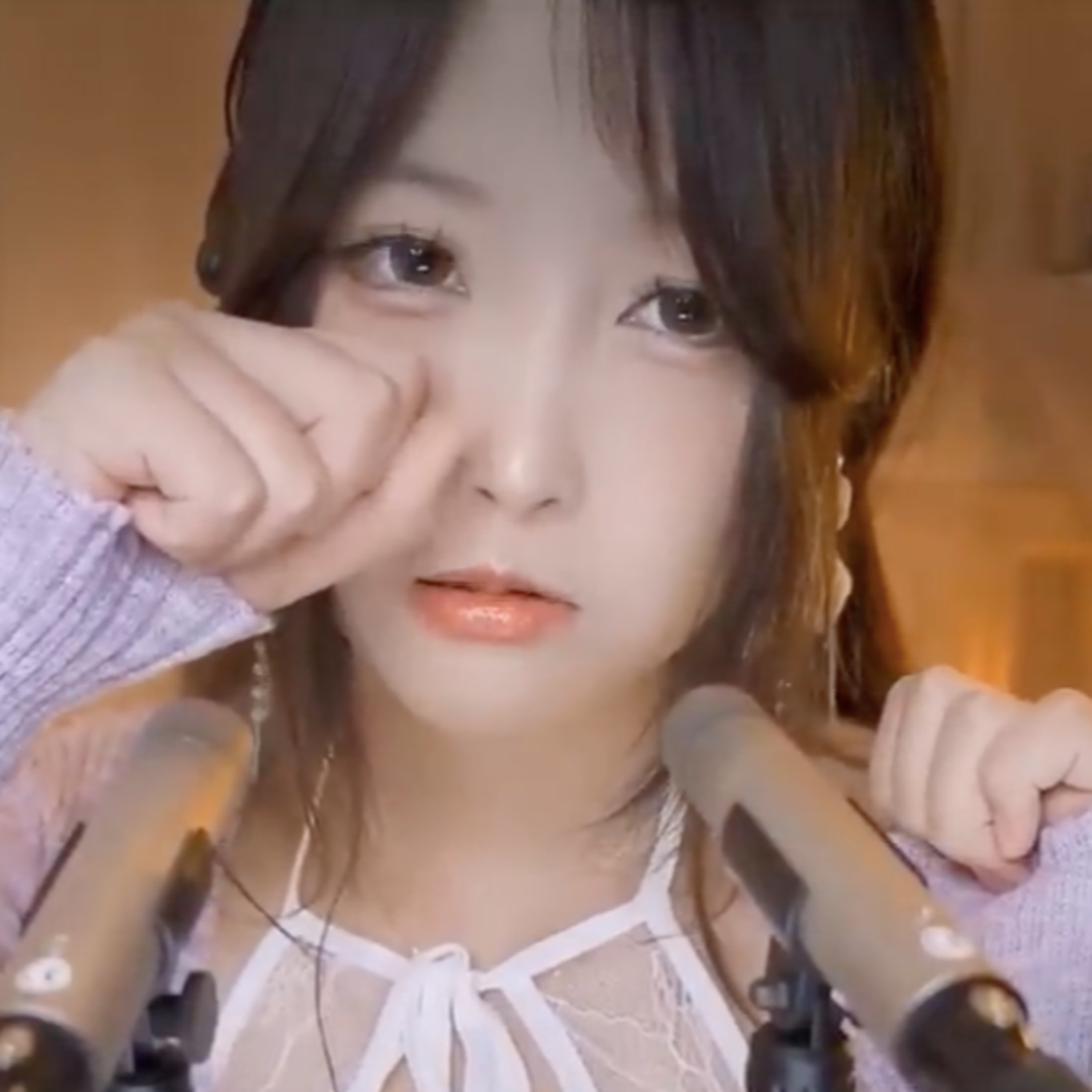 ASMR Ear massage & Eat jelly ErDaiJiang 可爱的二呆酱