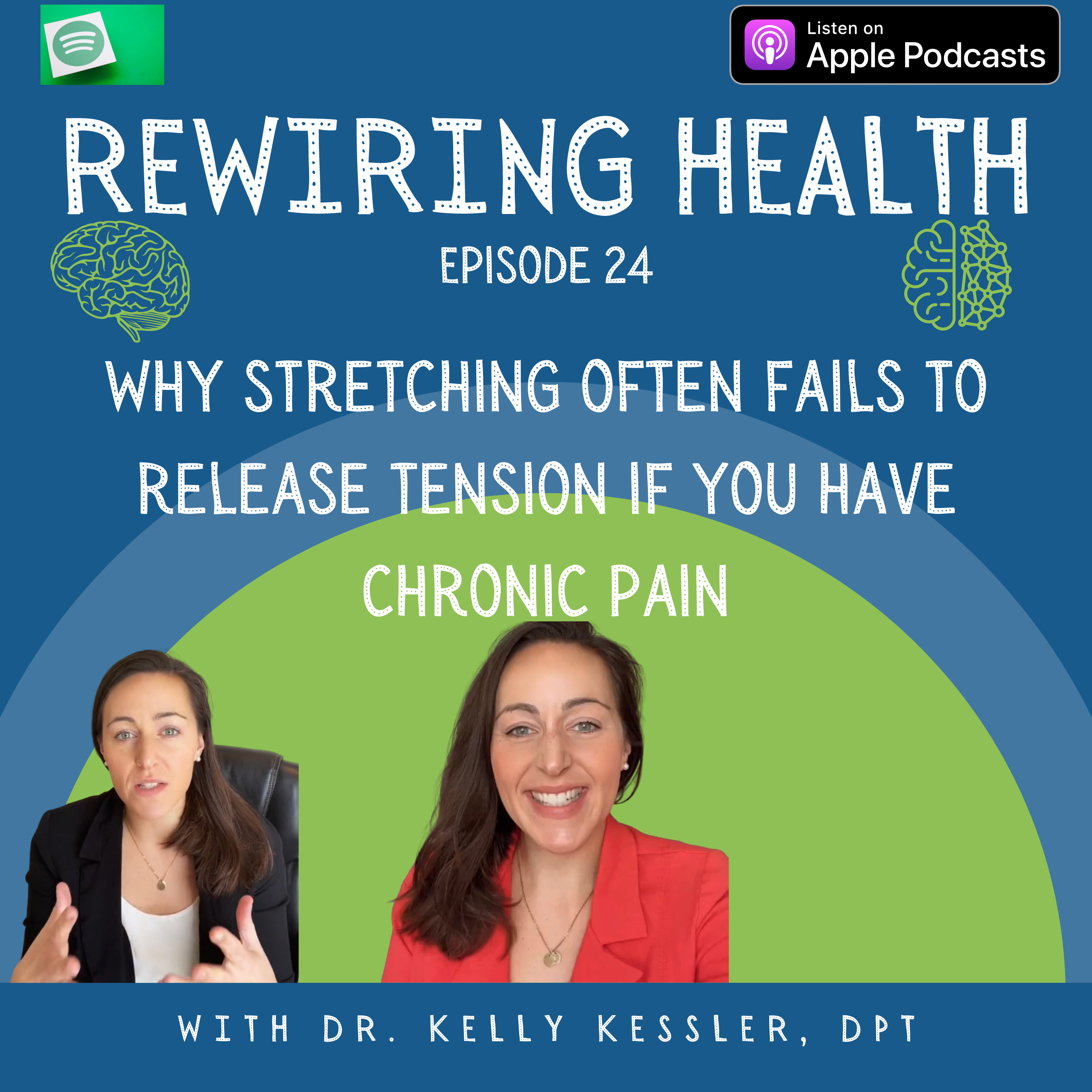 Ep. 24 Why Stretching Often Fails to Release Tension if You Have Chronic Pain episode artwork