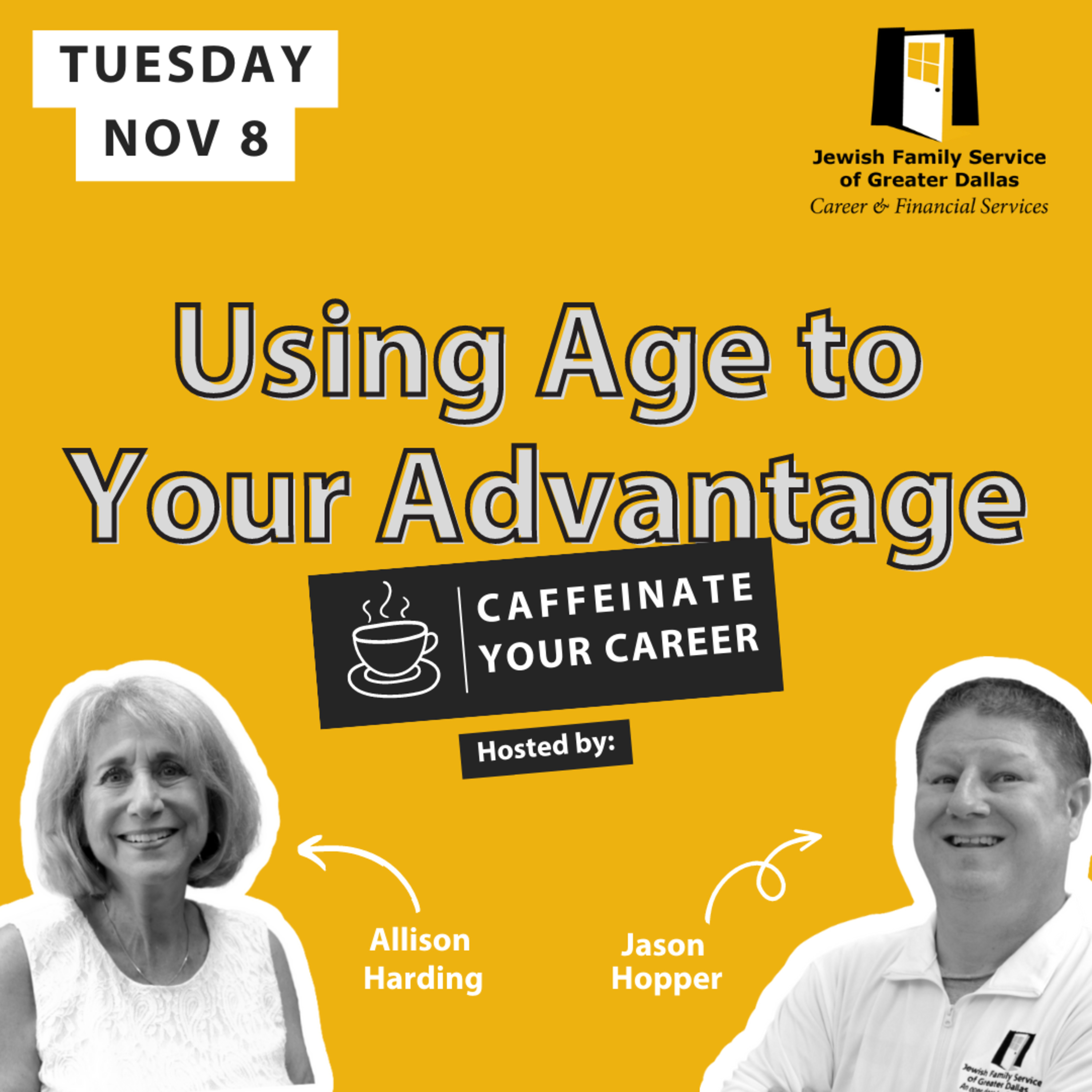 Caffeinate Your Career: coffee and conversation with career & financial experts