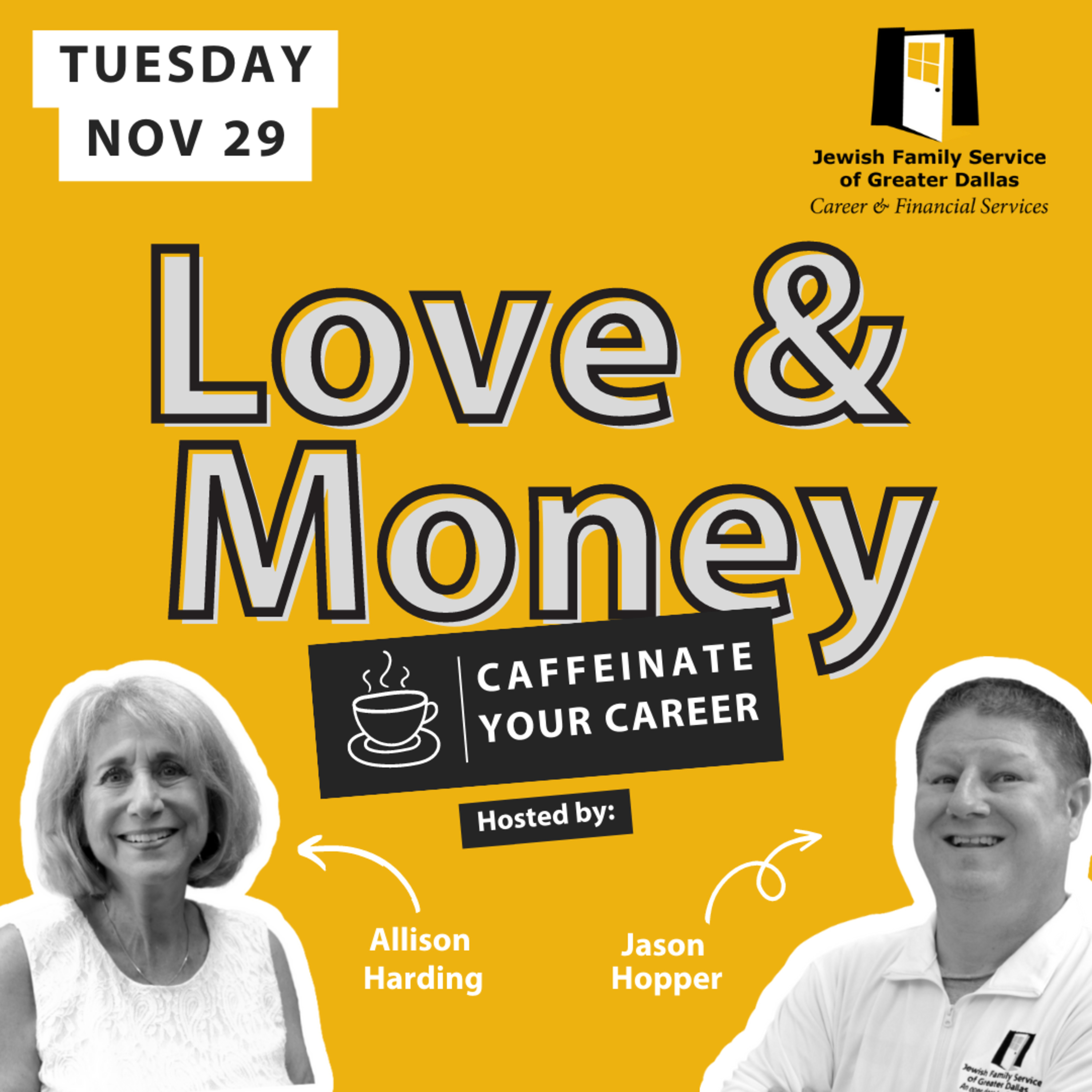 Caffeinate Your Career: coffee and conversation with career & financial experts