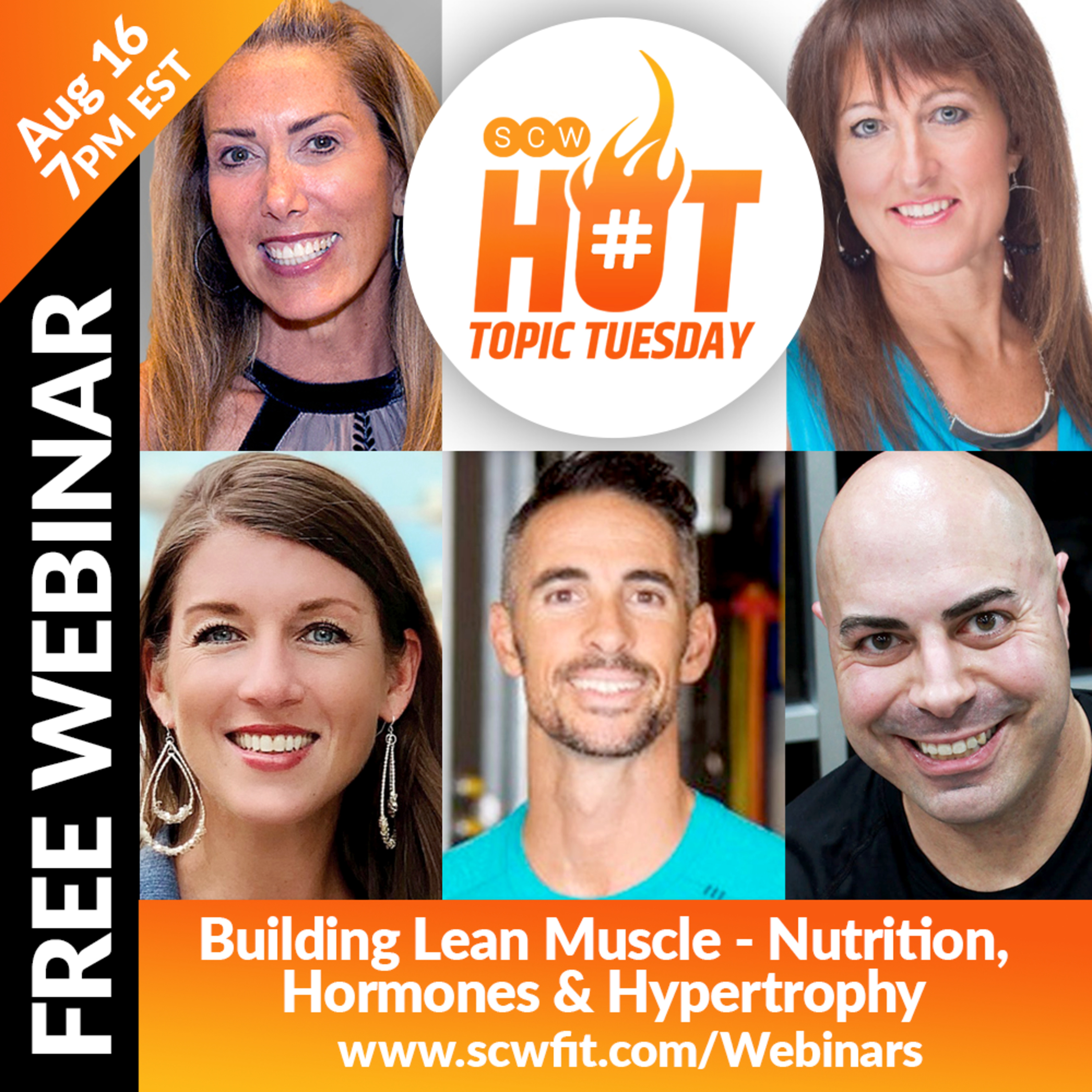 Building Lean Muscle – Nutrition, Hormones & Hypertrophy with Sara Kooperman, JD, Jonathan Mike, PhD, Paul Christopher, Melissa Layne, MEd & Sohailla Digsby, RDN, LD episode artwork