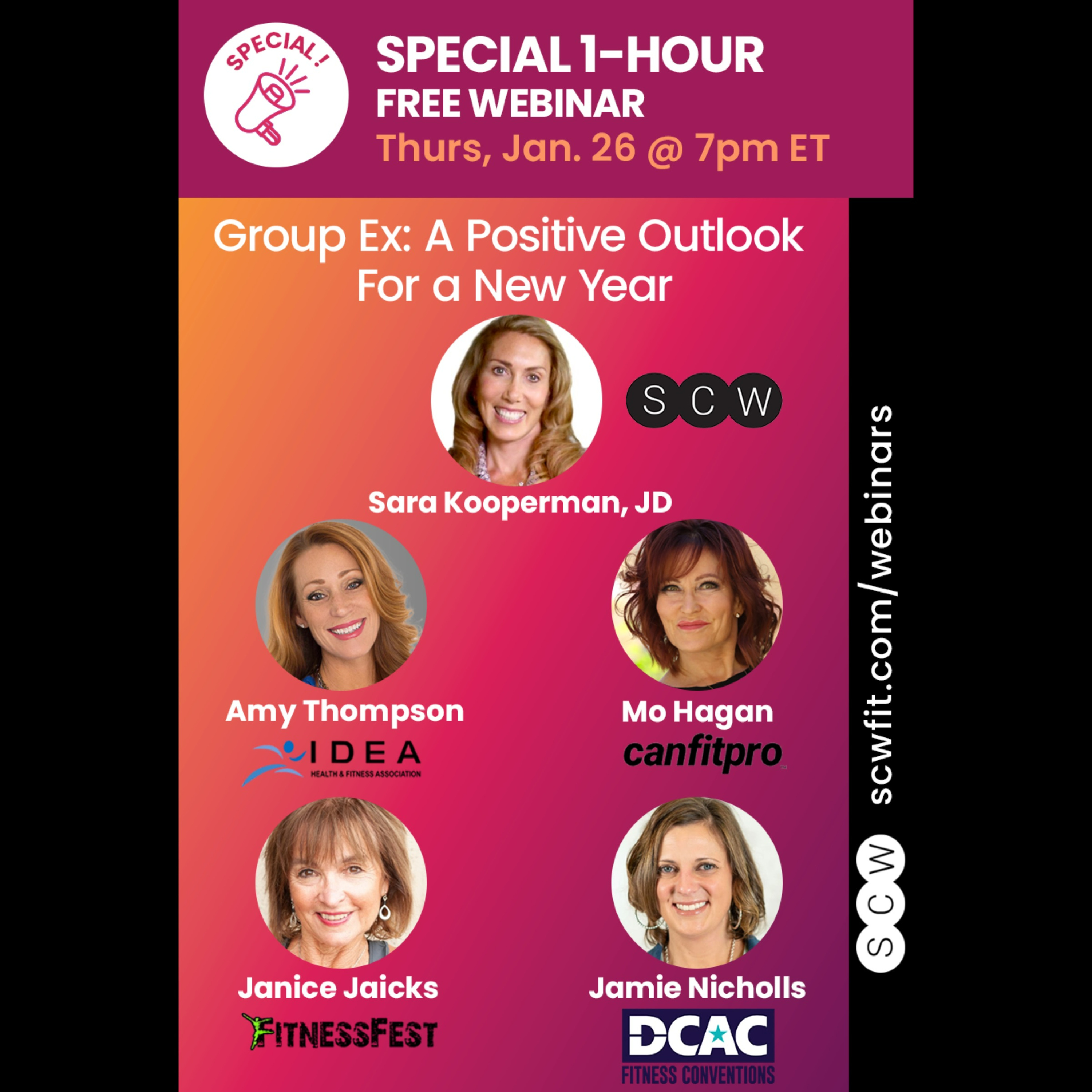 SPECIAl 1-HOUR FREE WEBINAR GROUP EX: A POSITIVE OUTLOOK FOR A NEW YEAR with Sara Kooperman, JD, Mo Hagan, Amy Thompson, Janice Jaicks & Jamie Nicholls episode artwork