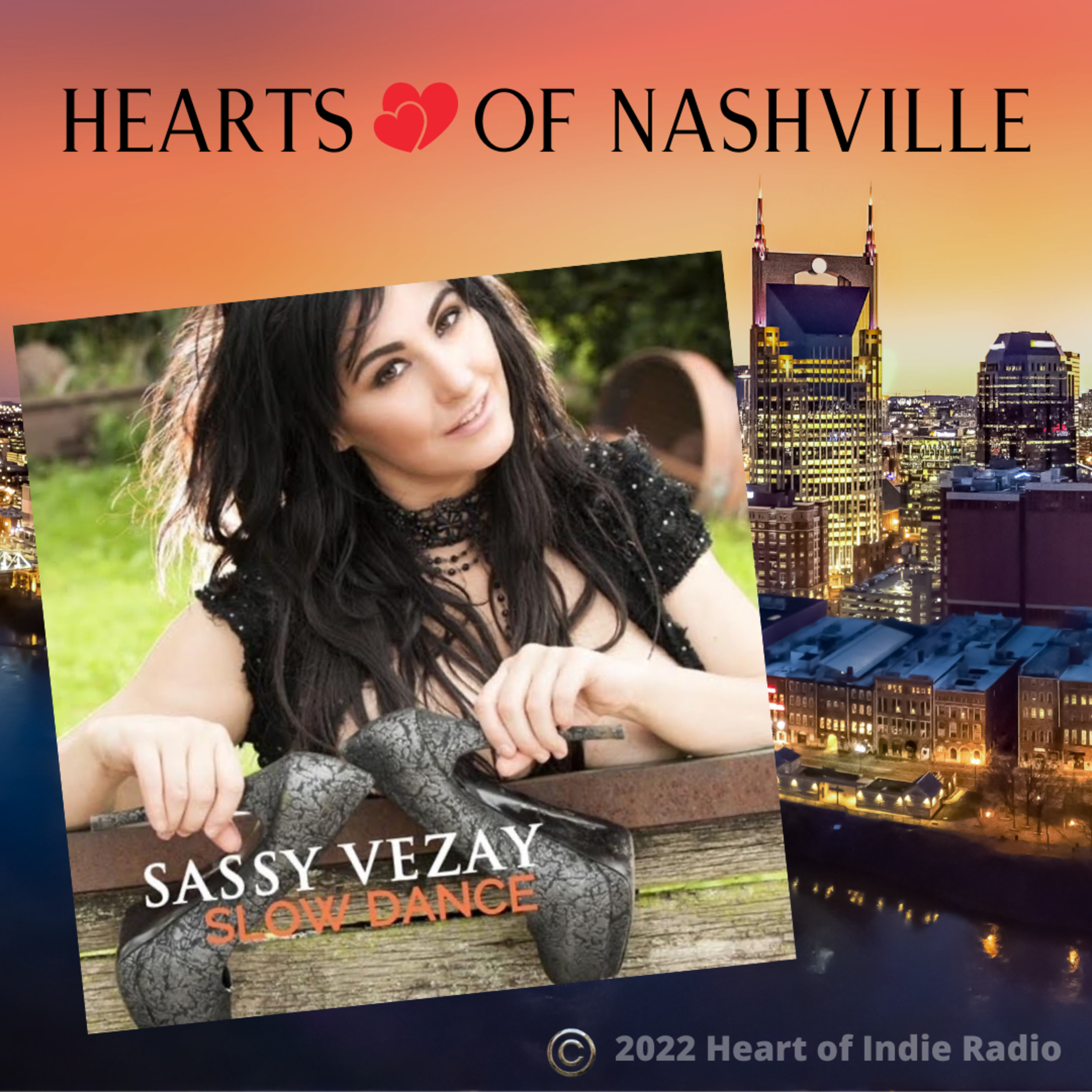 Please join us in welcoming Sassy Vezay to chat with Heart of Indie Radio Co-Host Emme Lentino episode artwork