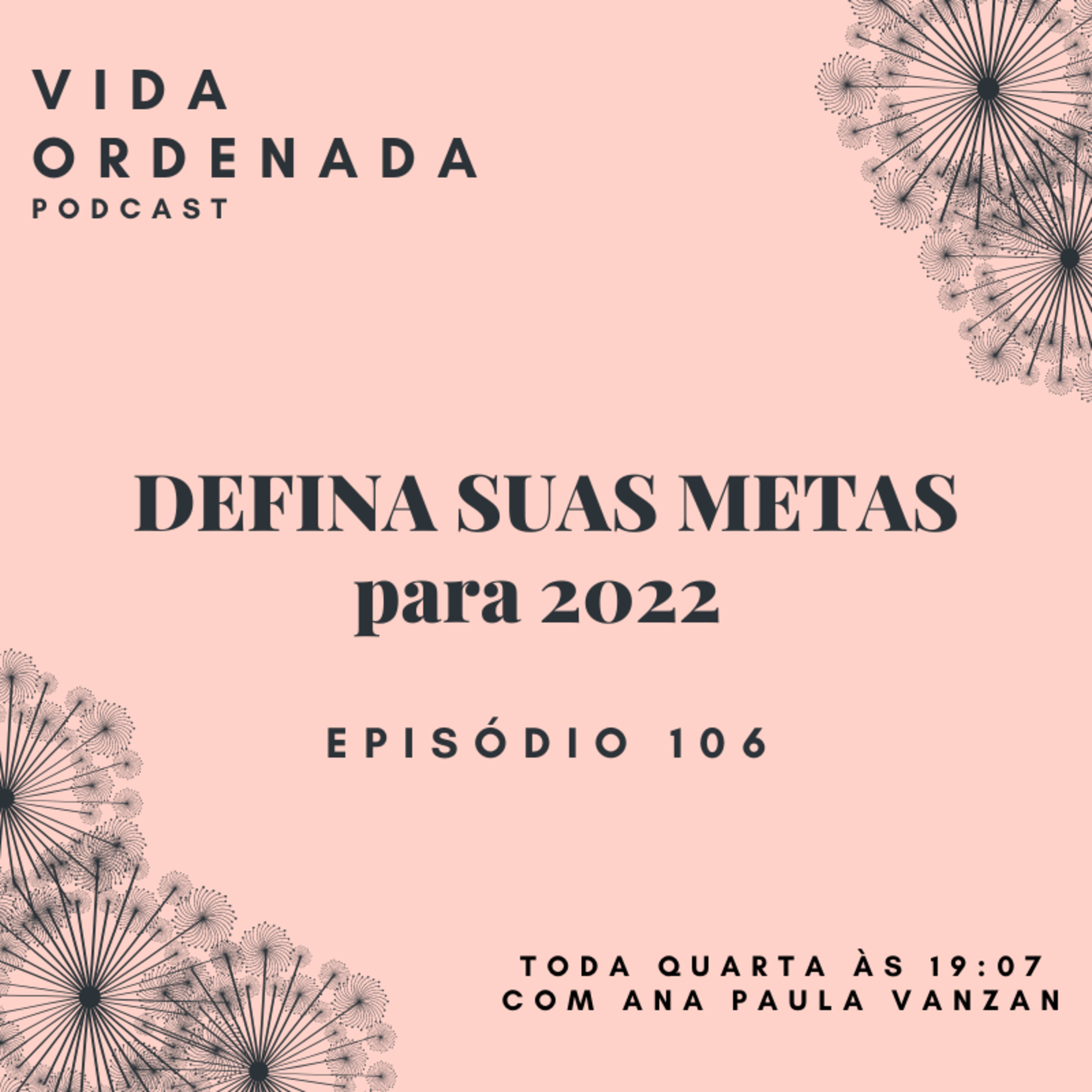 Vida Ordenada #106 Defina suas metas para 2022 episode artwork