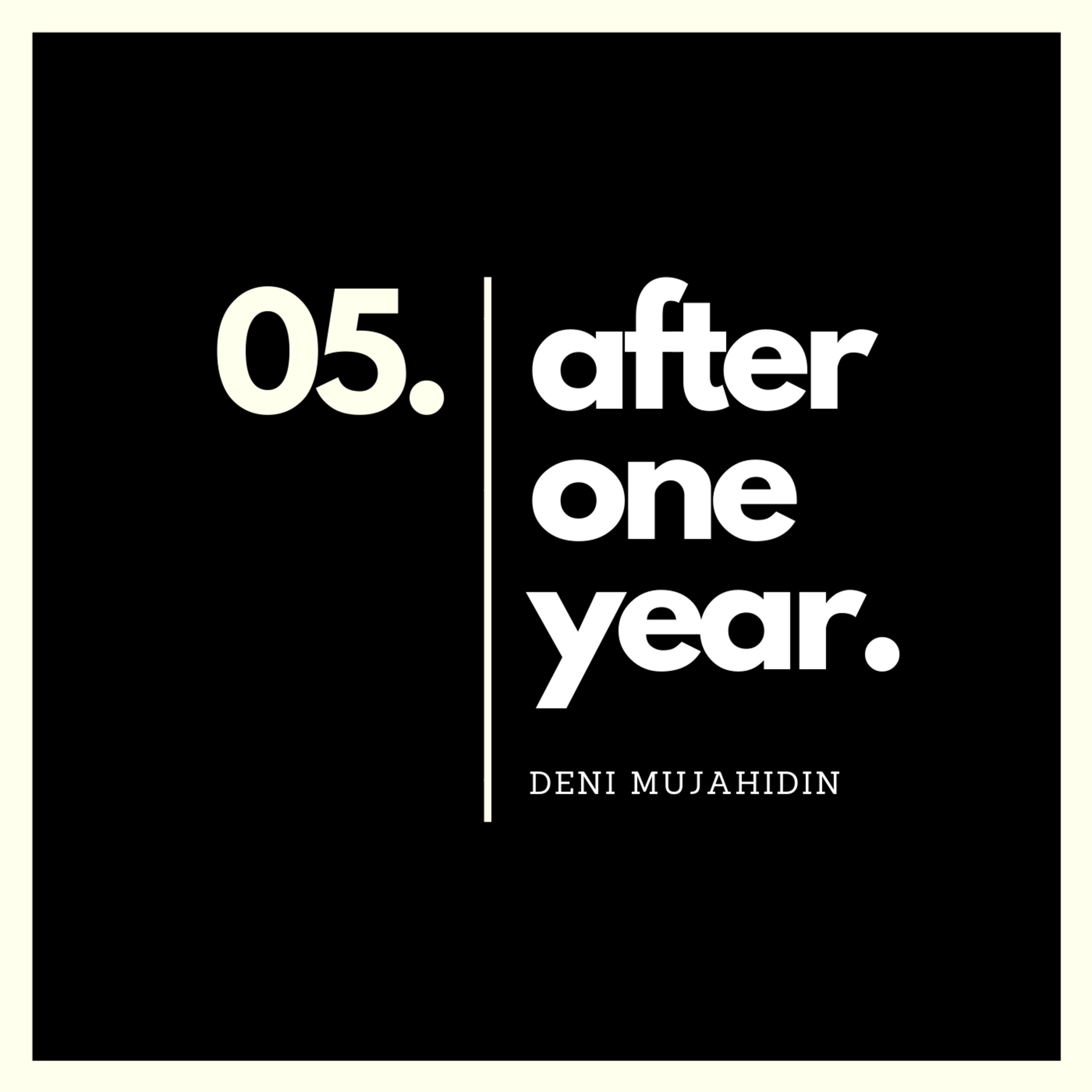 05. "Monolog: After One Year."  episode artwork