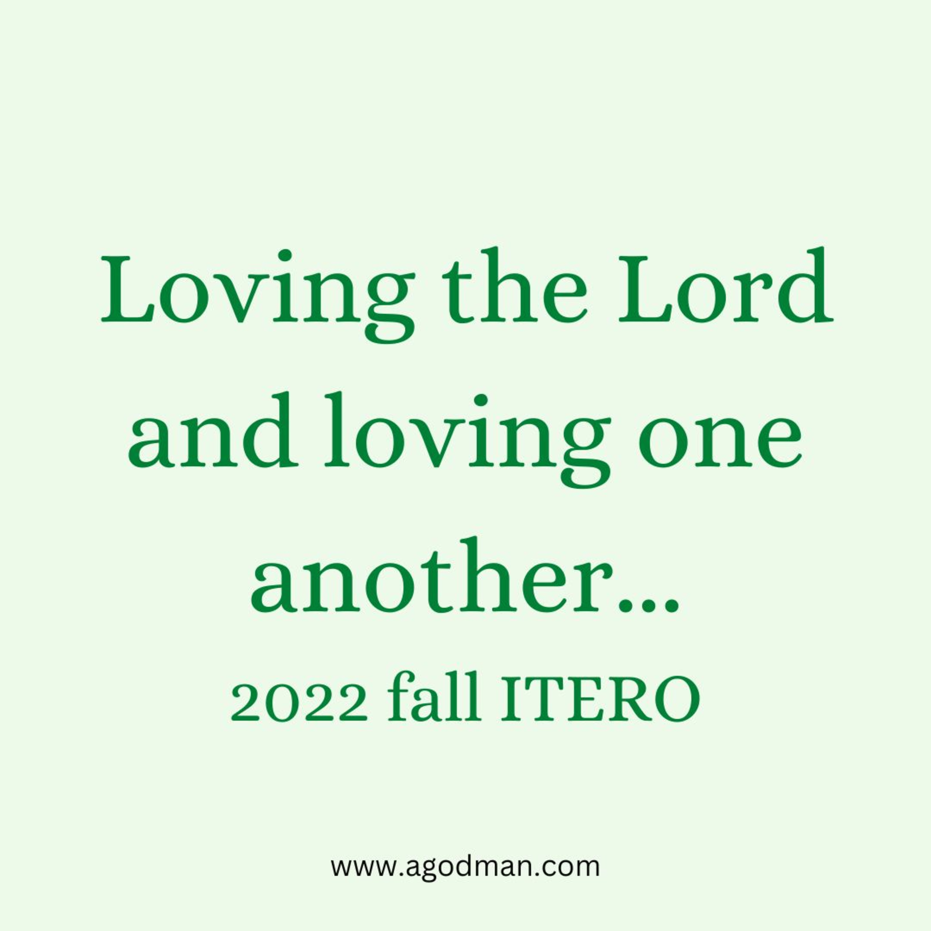 2022FITEROw2d5 - We Share in the Work of the Lord by Working together with Him in and for the Body episode artwork