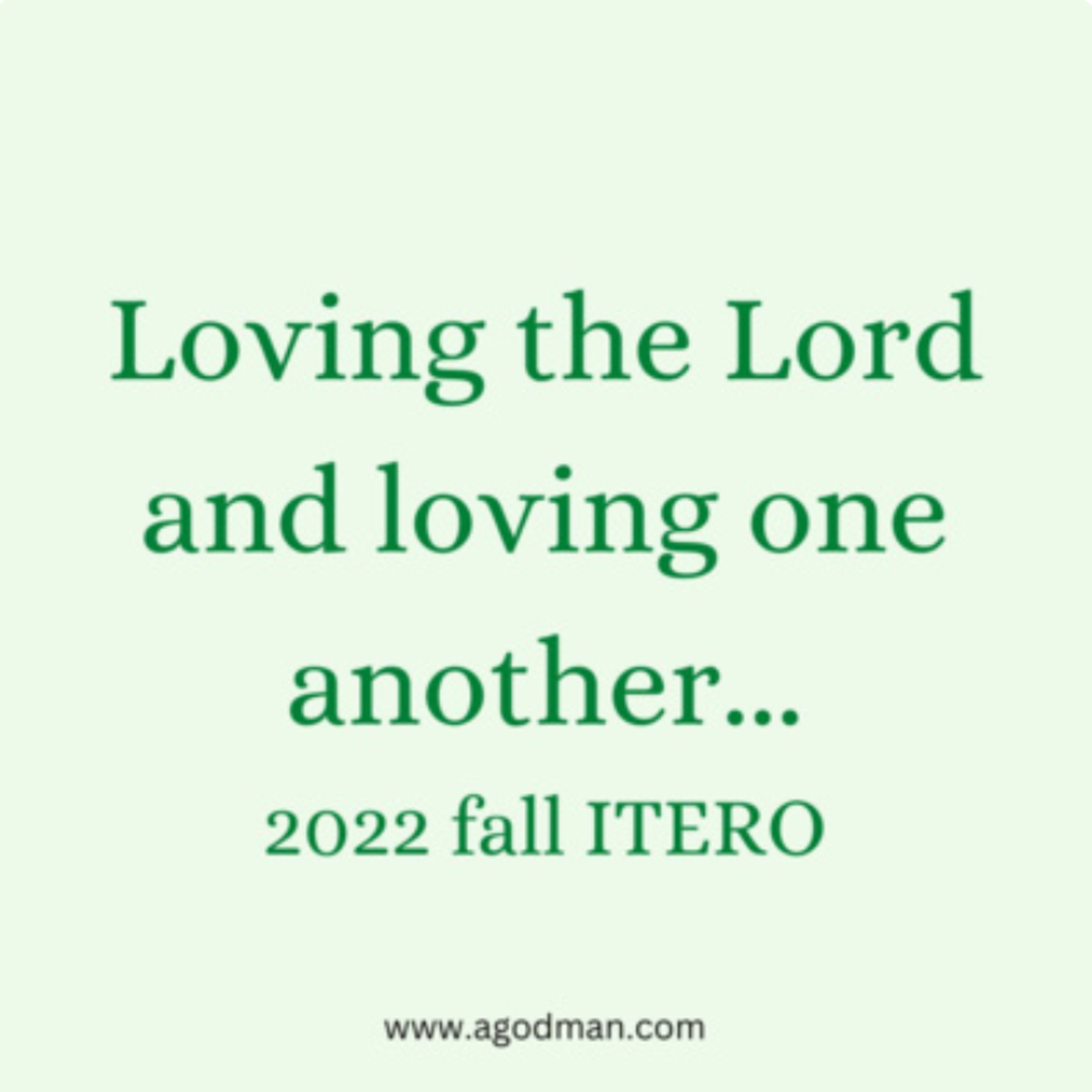 2022fITEROw3d4 - Loving the Lord under the Genuine Ministry to Enjoy Him as Grace and be His Testimony episode artwork