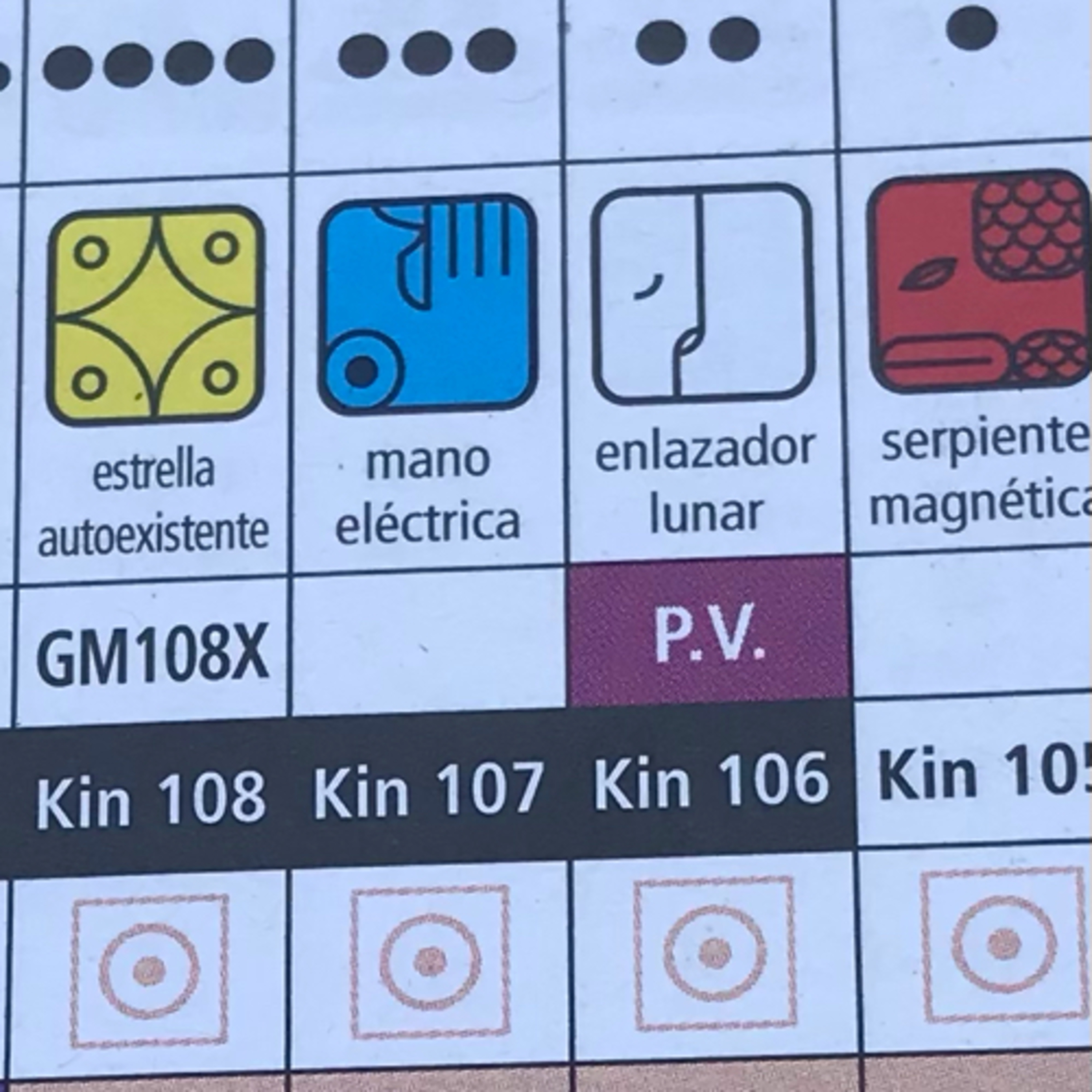 Sincronario 13 lunas y Módulo Armónico.Ley del Tiempo Dia a Dia