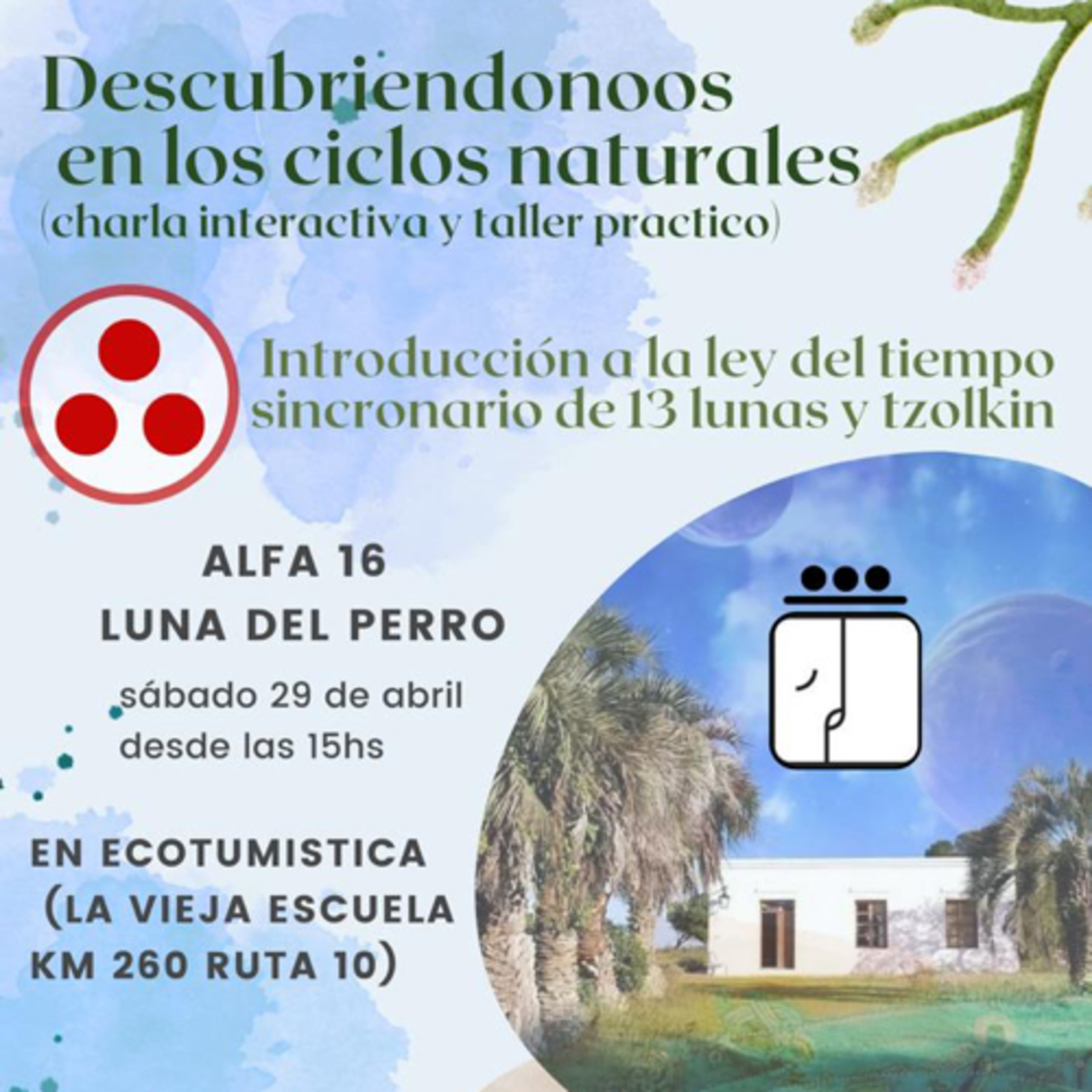 Sincronario 13 lunas y Módulo Armónico.Ley del Tiempo Dia a Dia