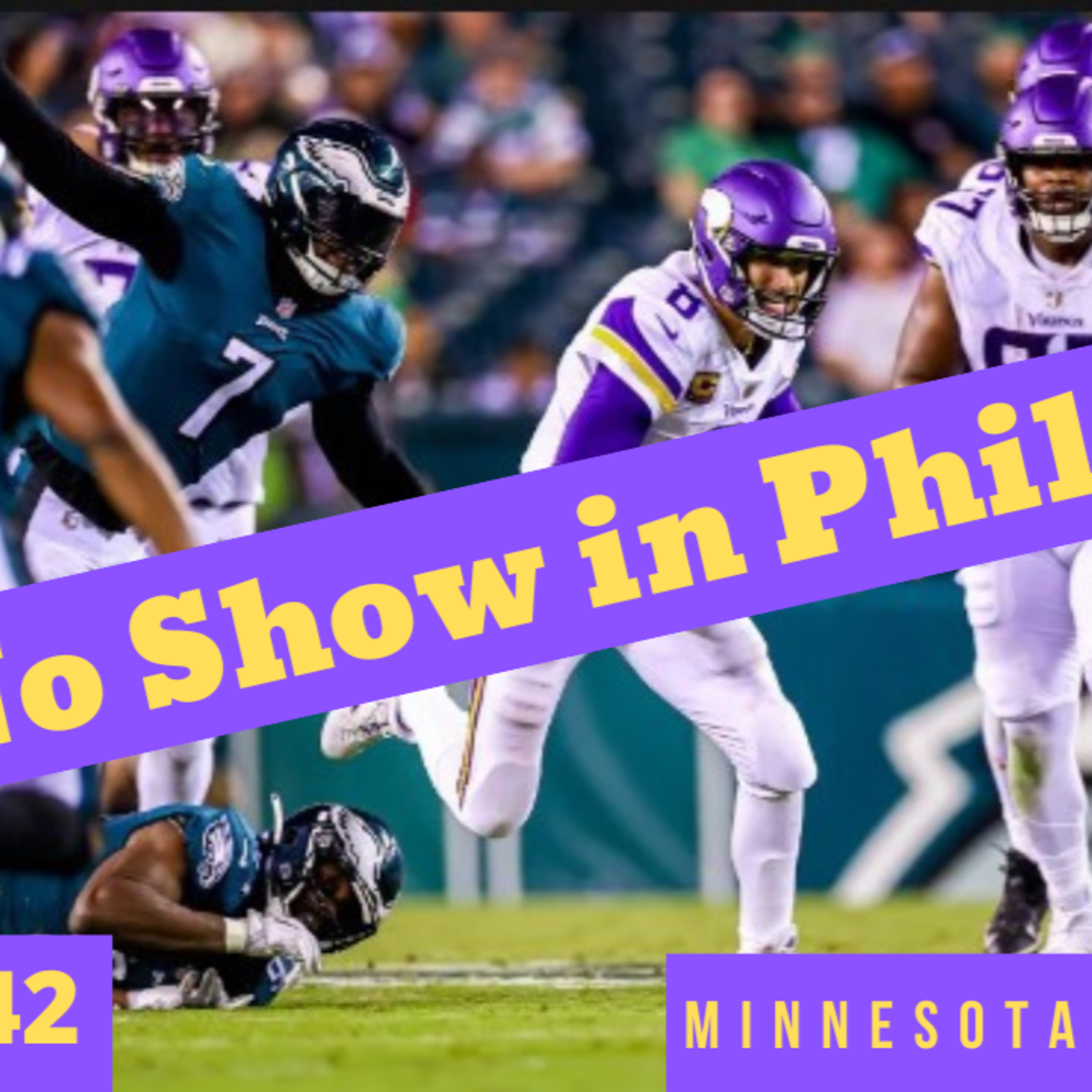 Mondiay Night Football. Vikings vs Eagles Reaction show. episode artwork