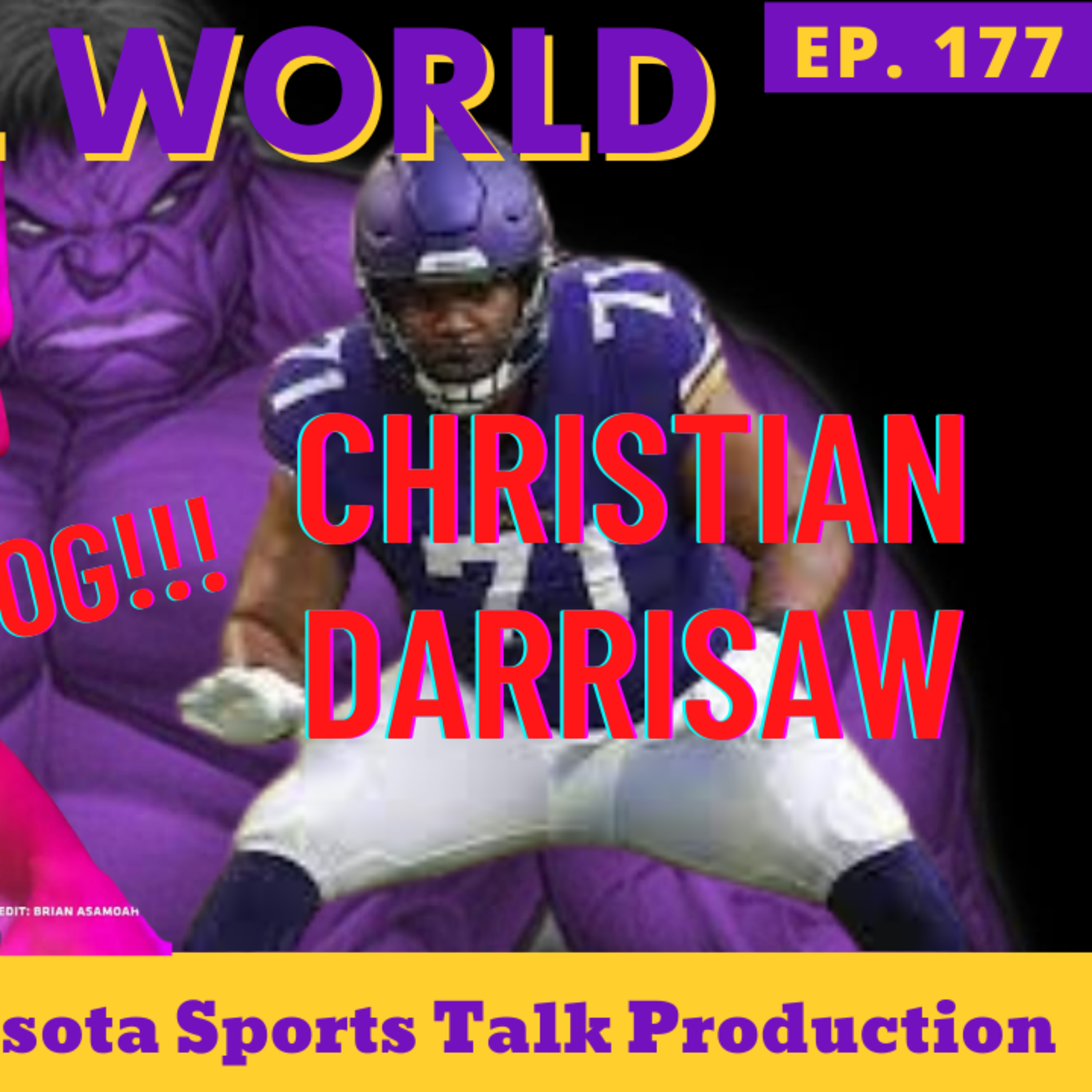 Is Christian Darrisaw The Crime Dog?!? 3rd Highest Rated Tackle in the League. episode artwork