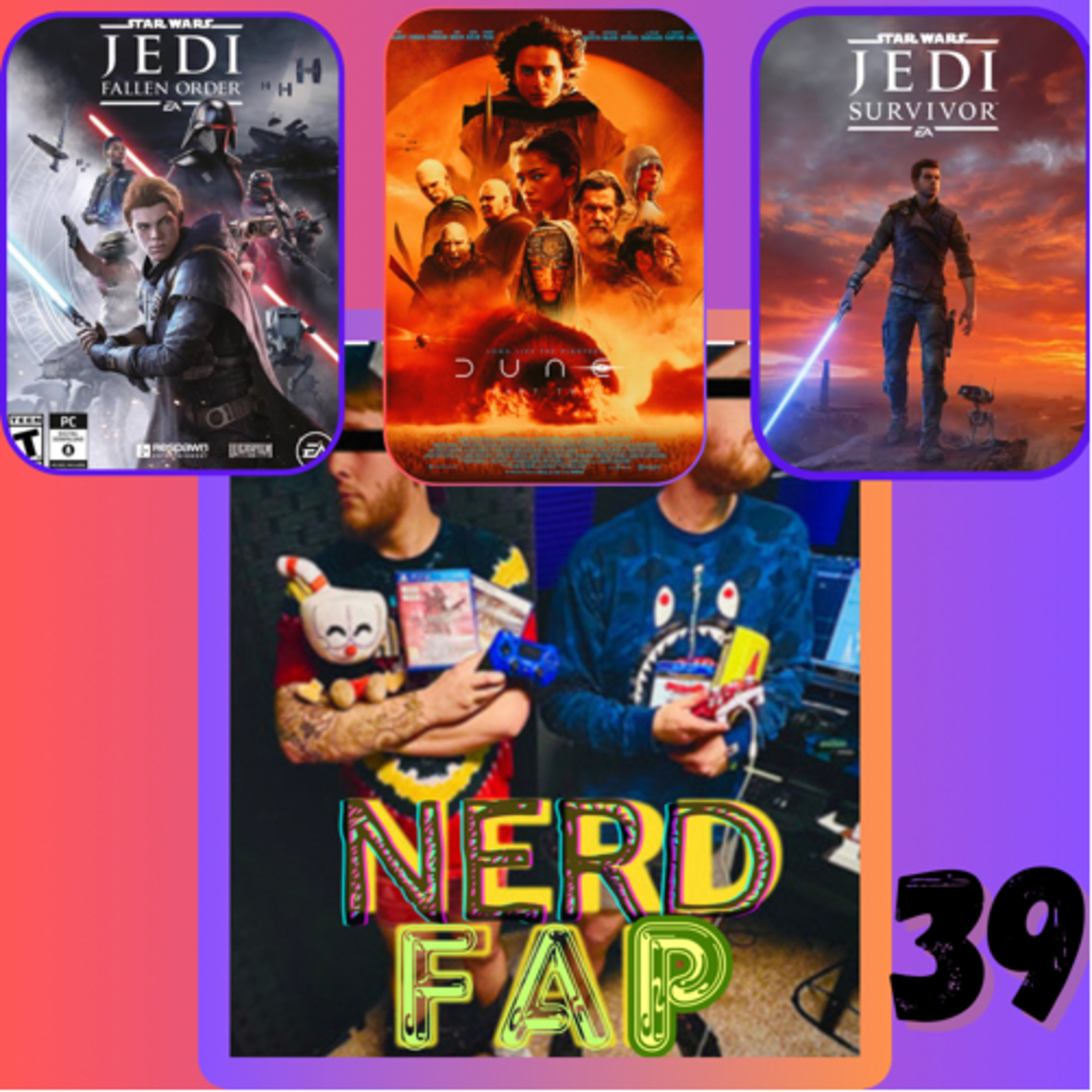 39. DUNE: PART TWO review + JEDI: Fallen Order/Survivor!!! episode artwork