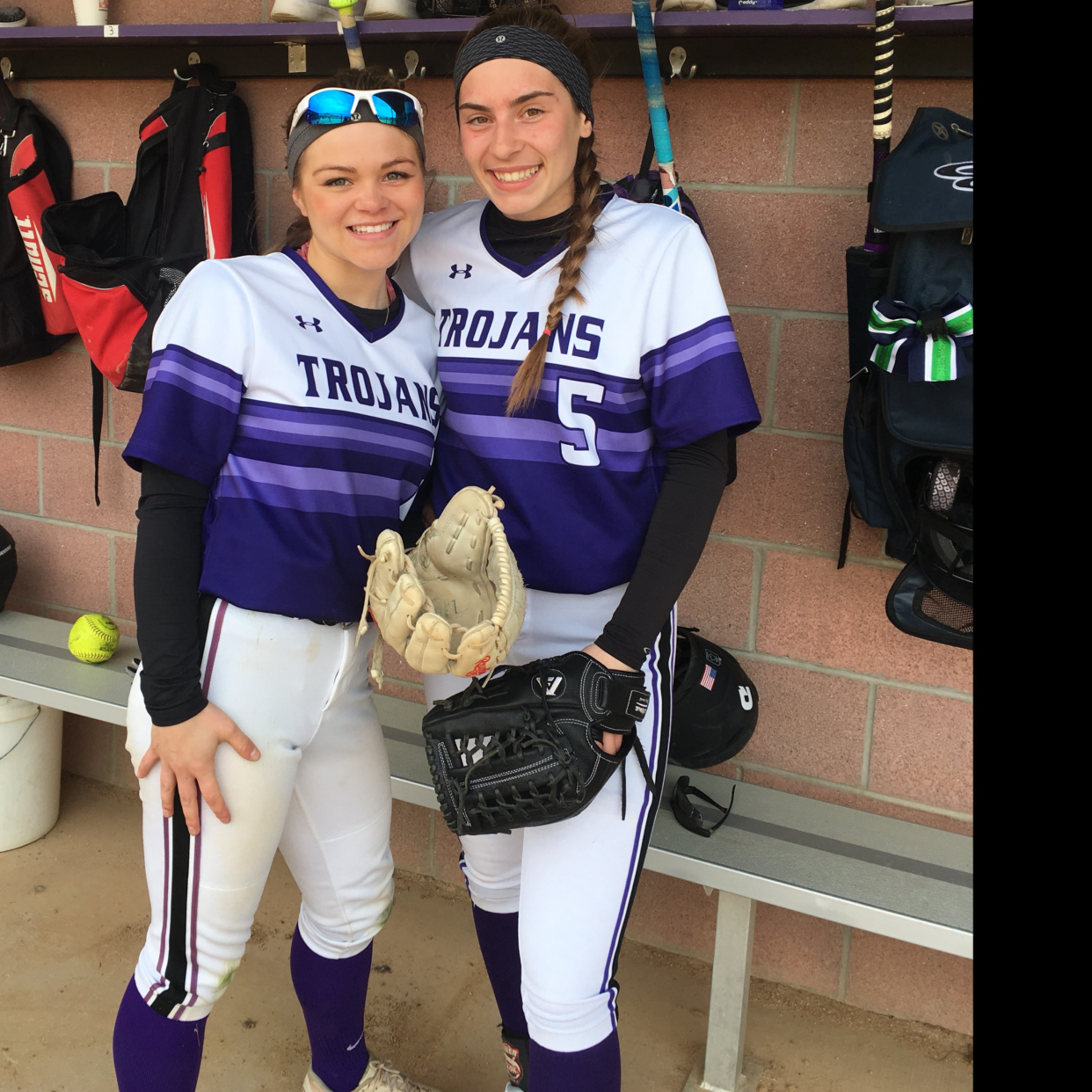 Jade and Renee DGN Softball Time Out!