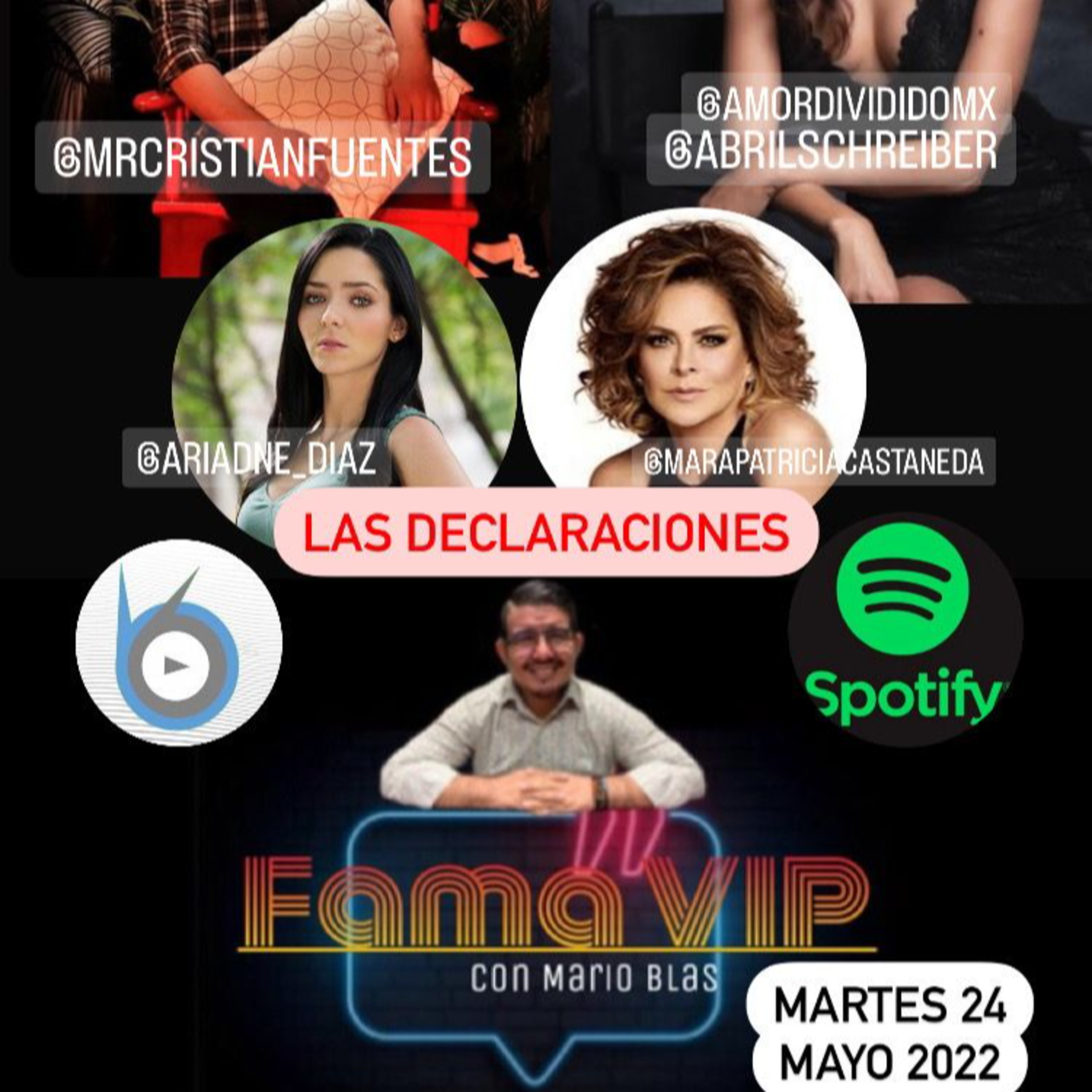 Fama VIP 24 Mayo 2022 Cristian Fuentes Abril Schreiber Mara Patricia C Ariadne Díaz  episode artwork