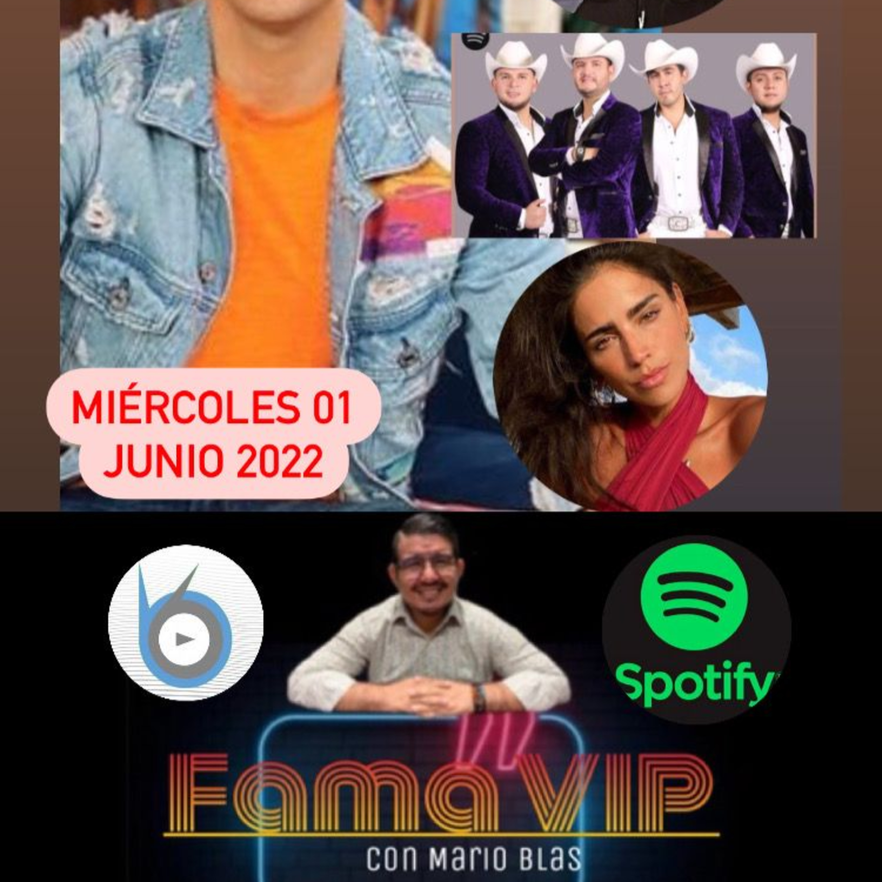 Fama VIP 01 de Junio 2022 Entrevista con Roger y Andrea Glez y las declaraciones de Andrea Legarreta, Bárbara del Regil y calibre 50 episode artwork
