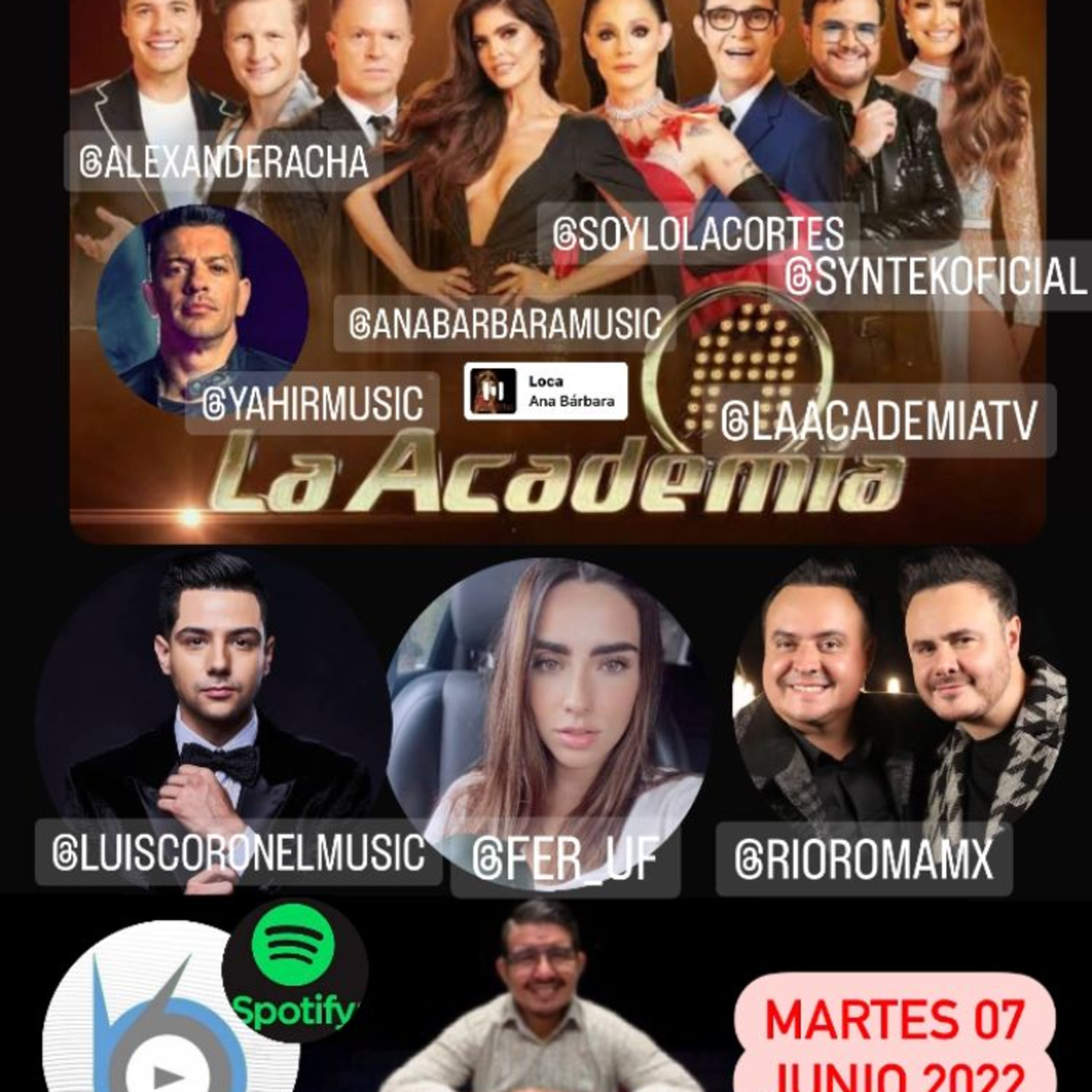 Fama VIP 07 Junio 2022 la academia Luis coronel Fernanda Urdapilleta río Roma episode artwork