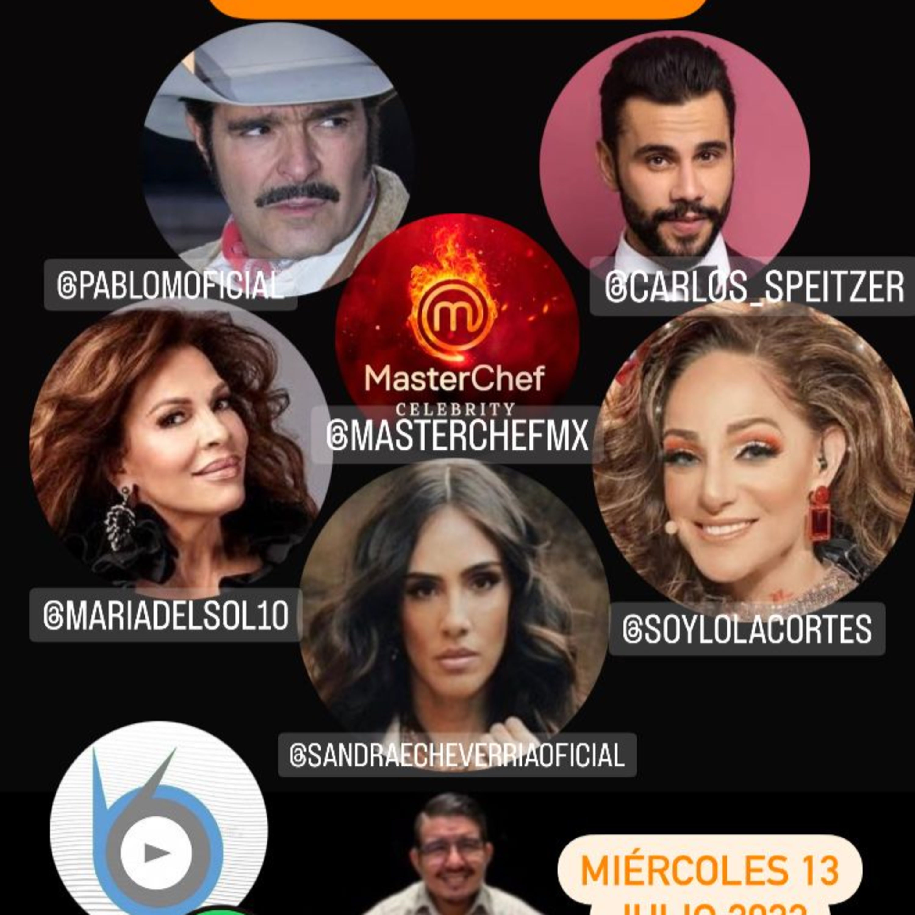Fama VIp 13 Julio 2022 Declaraciones de Pablo Montero, Lola Cortes, Carlos Speitzer, Sandra Echeverría, María Sol episode artwork